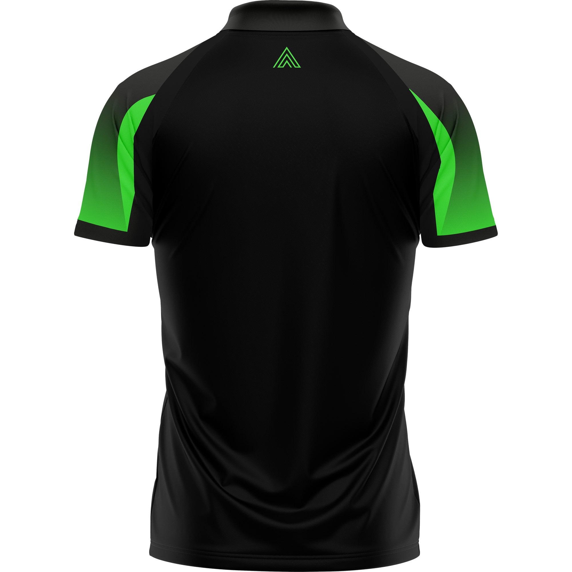 Arraz Flare Dart Shirt - with Pocket - Black & Green - Image 3