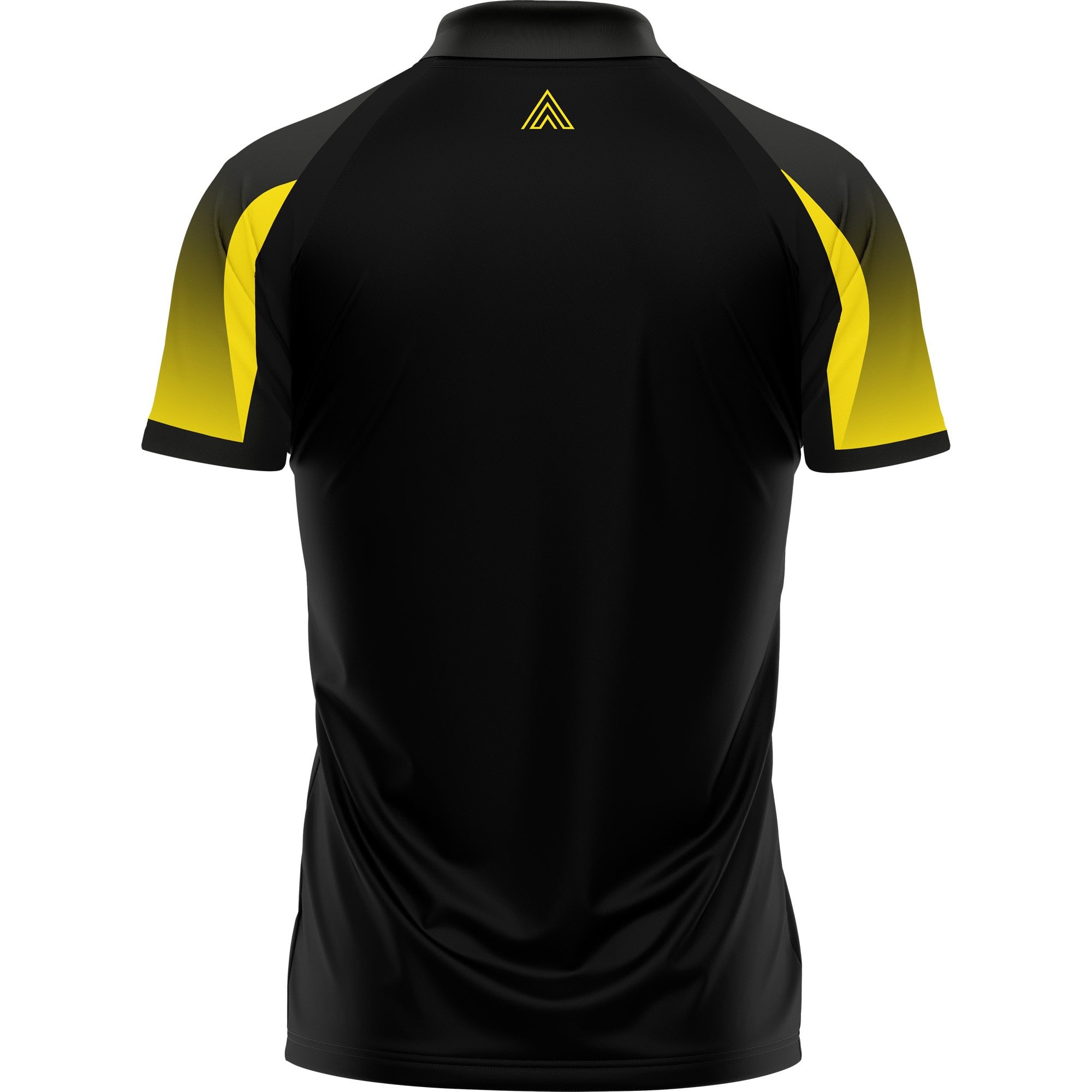 Arraz Flare Dart Shirt - with Pocket - Black & Yellow - Image 3
