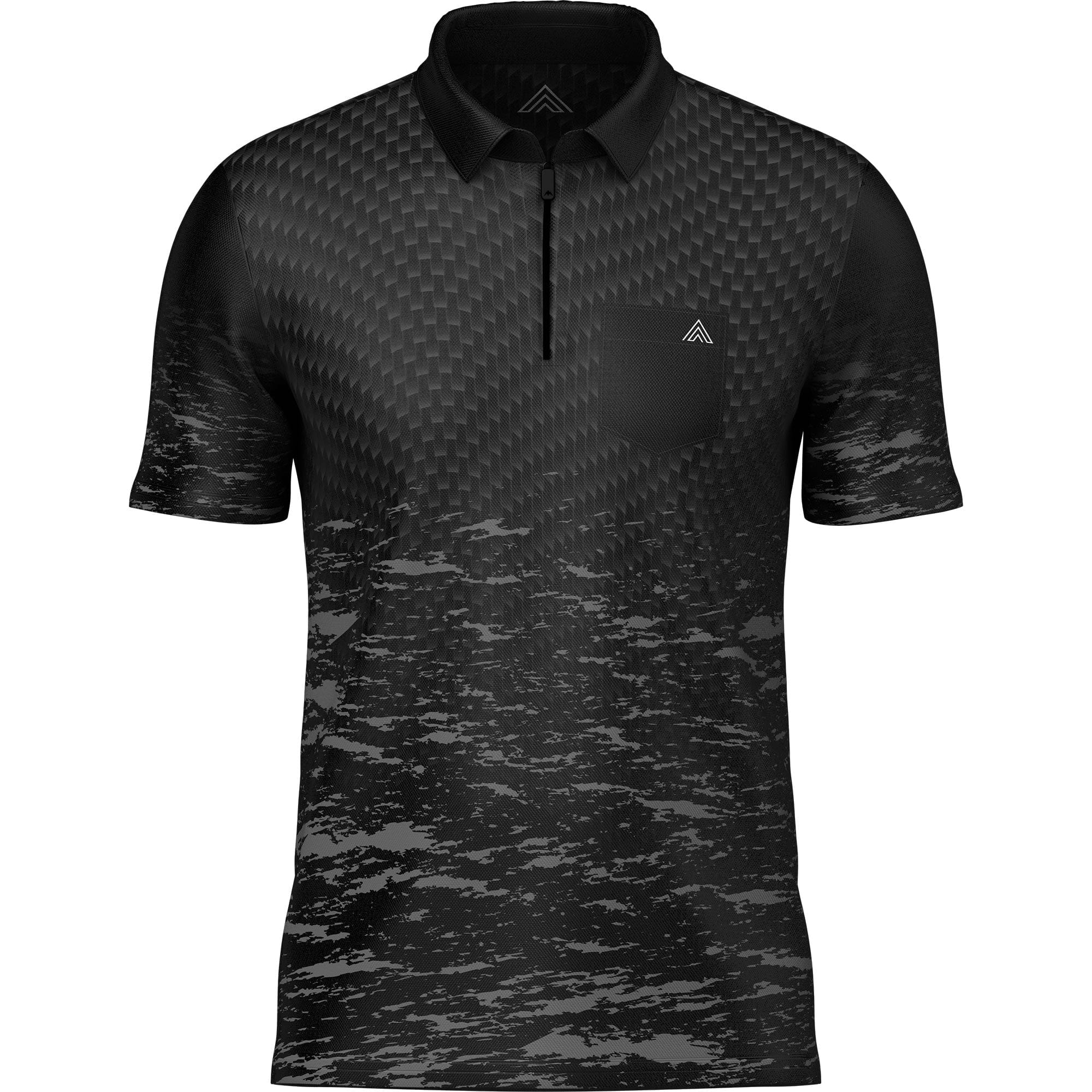 Arraz Lava Dart Shirt - with Pocket - Black & Grey - Image 2
