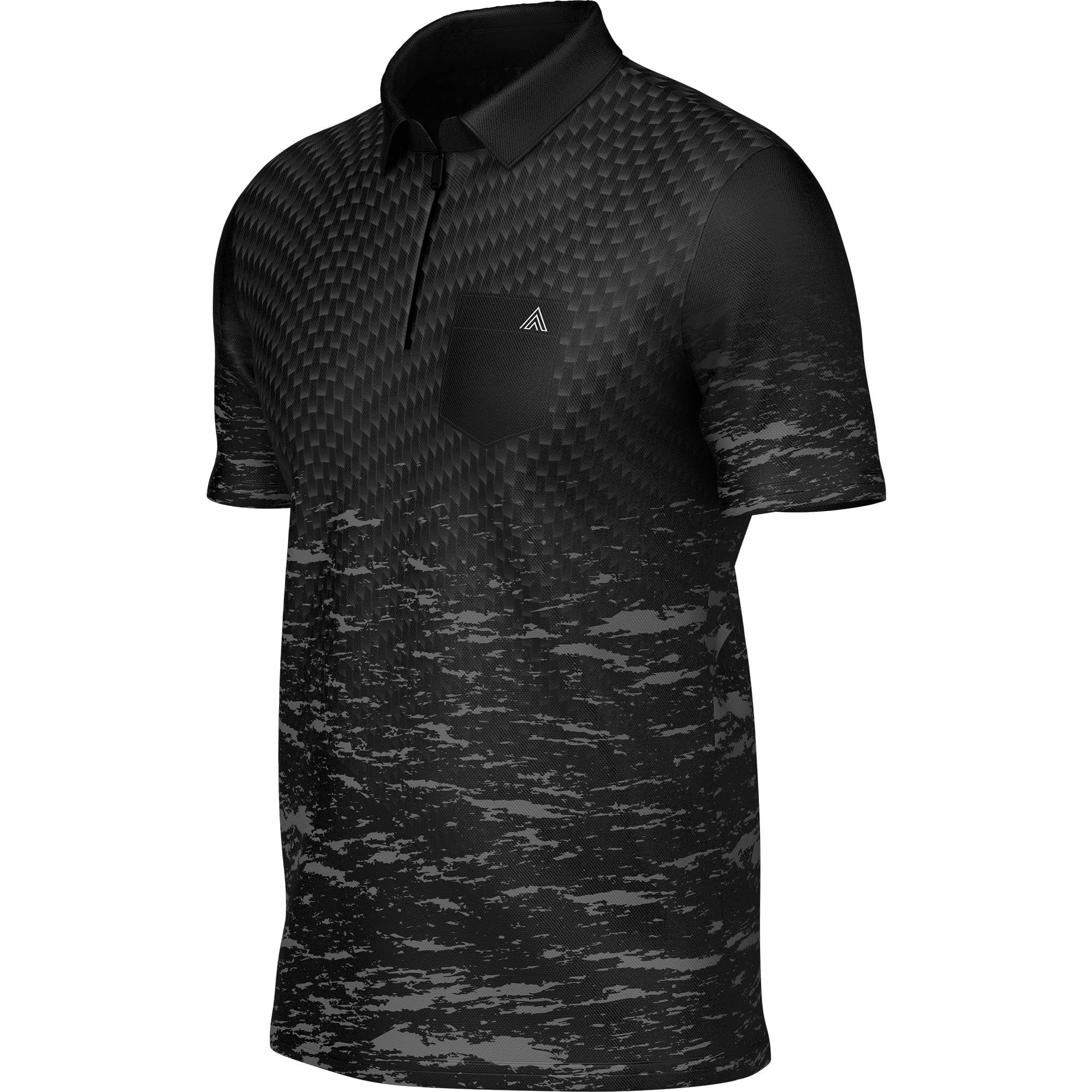 Arraz Lava Dart Shirt - with Pocket - Black & Grey - Image 5