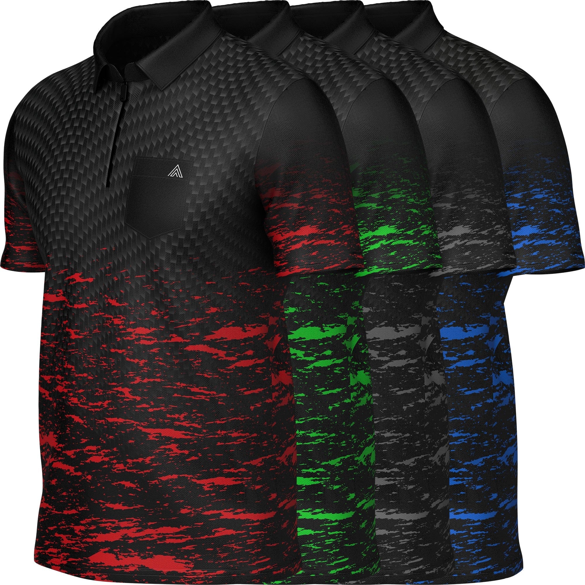 Arraz Lava Dart Shirt - with Pocket - Black & Red - Image 9