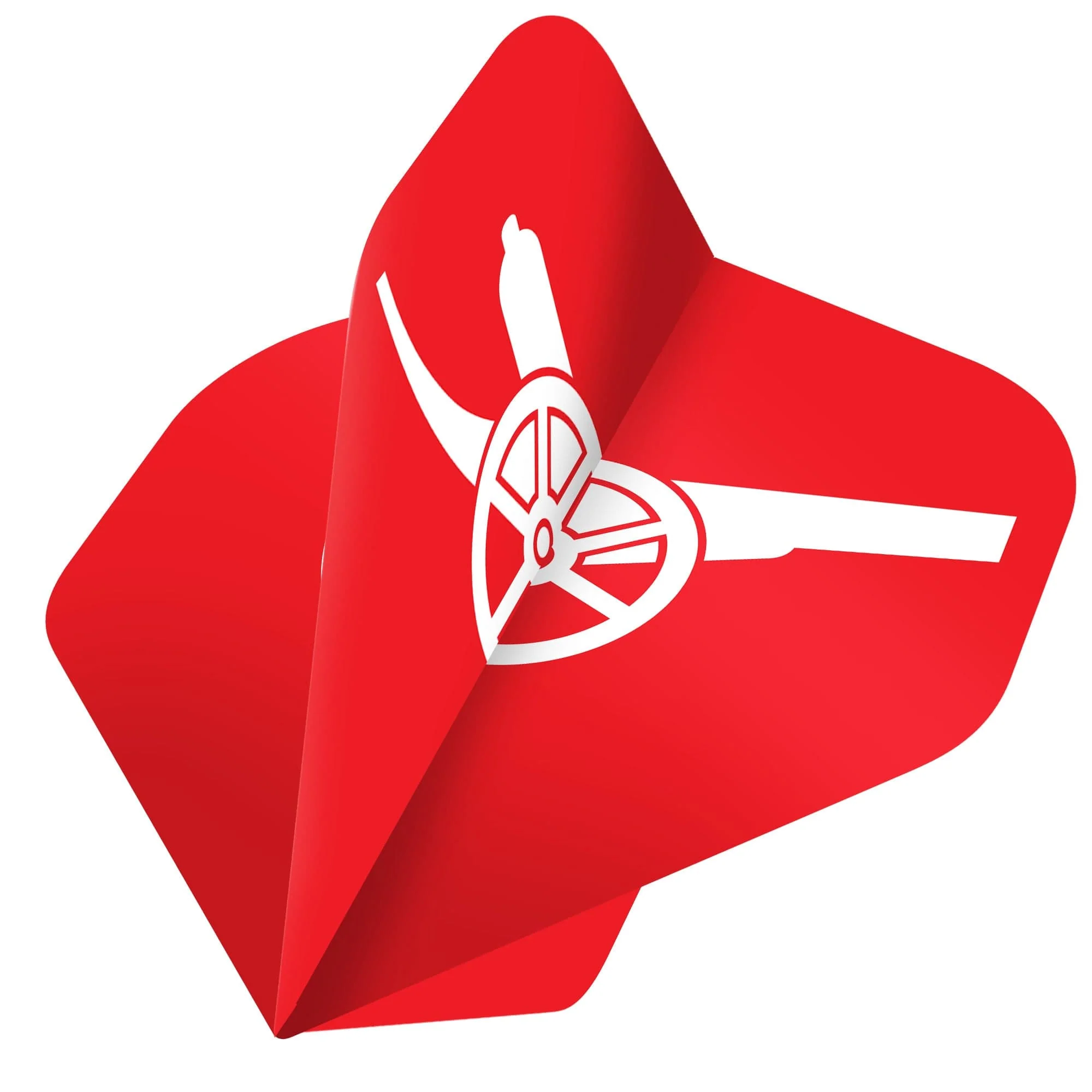 Arsenal FC Dart Flights - Official Licensed - No2 - Std - The Gunners - F4 - Red - 2 Sided Mono - Image 5