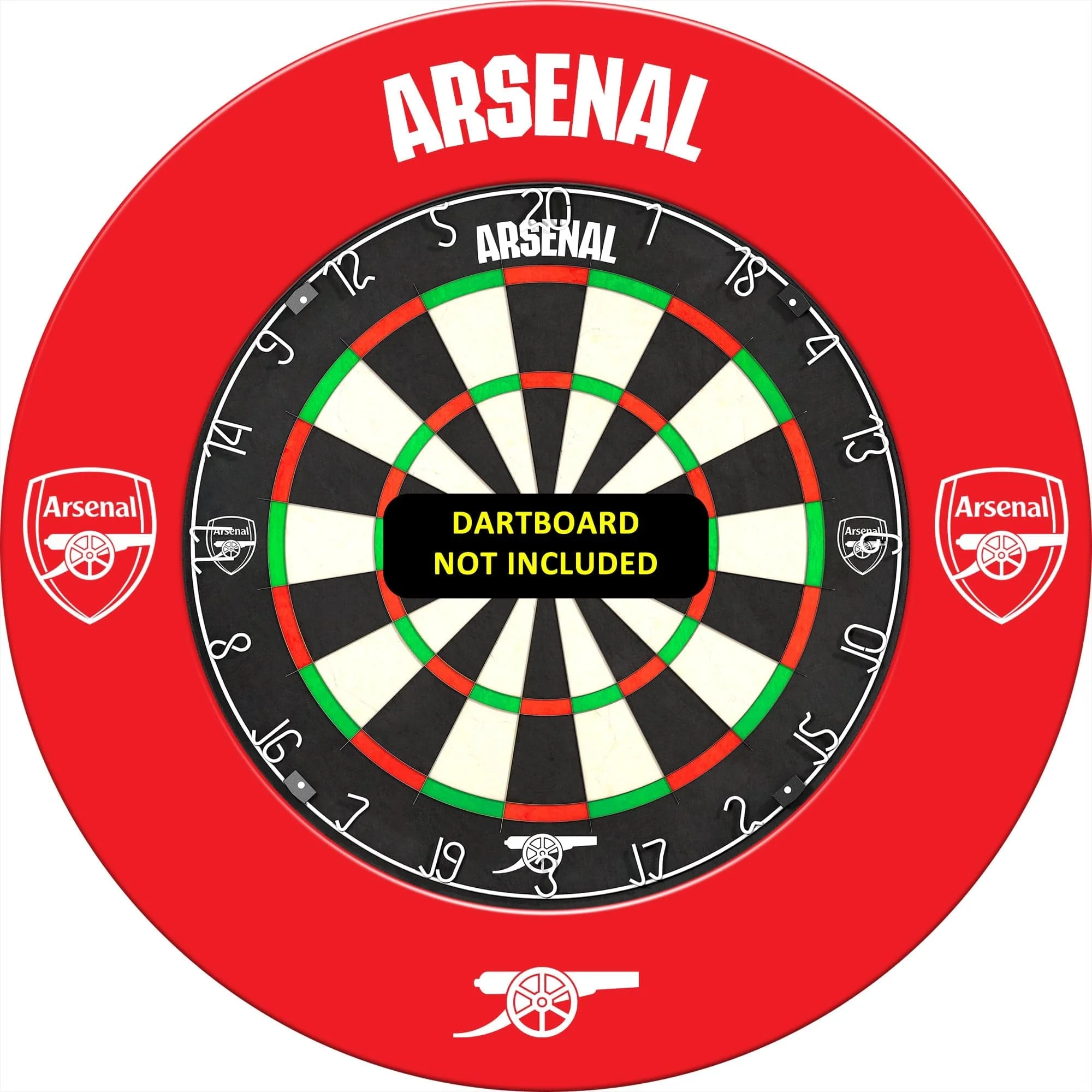 Arsenal FC Dartboard Surround - Official Licensed - The Gunners - S3 - Red - Mono Logo - Image 6