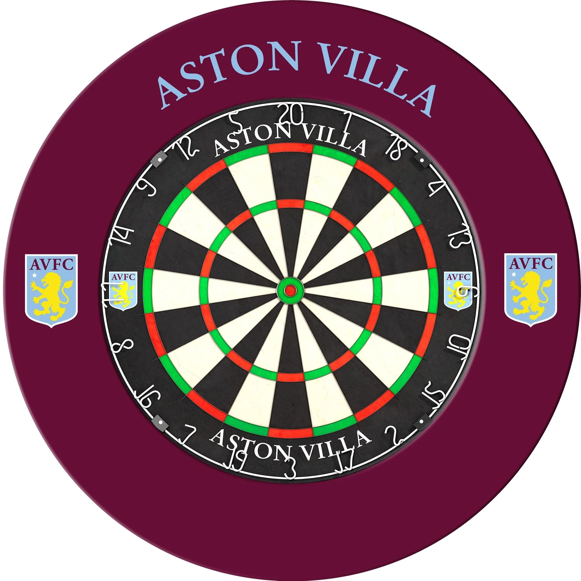 Aston Villa FC Dartboard Surround - Official Licensed - AVFC - S3 - Crest - Image 3