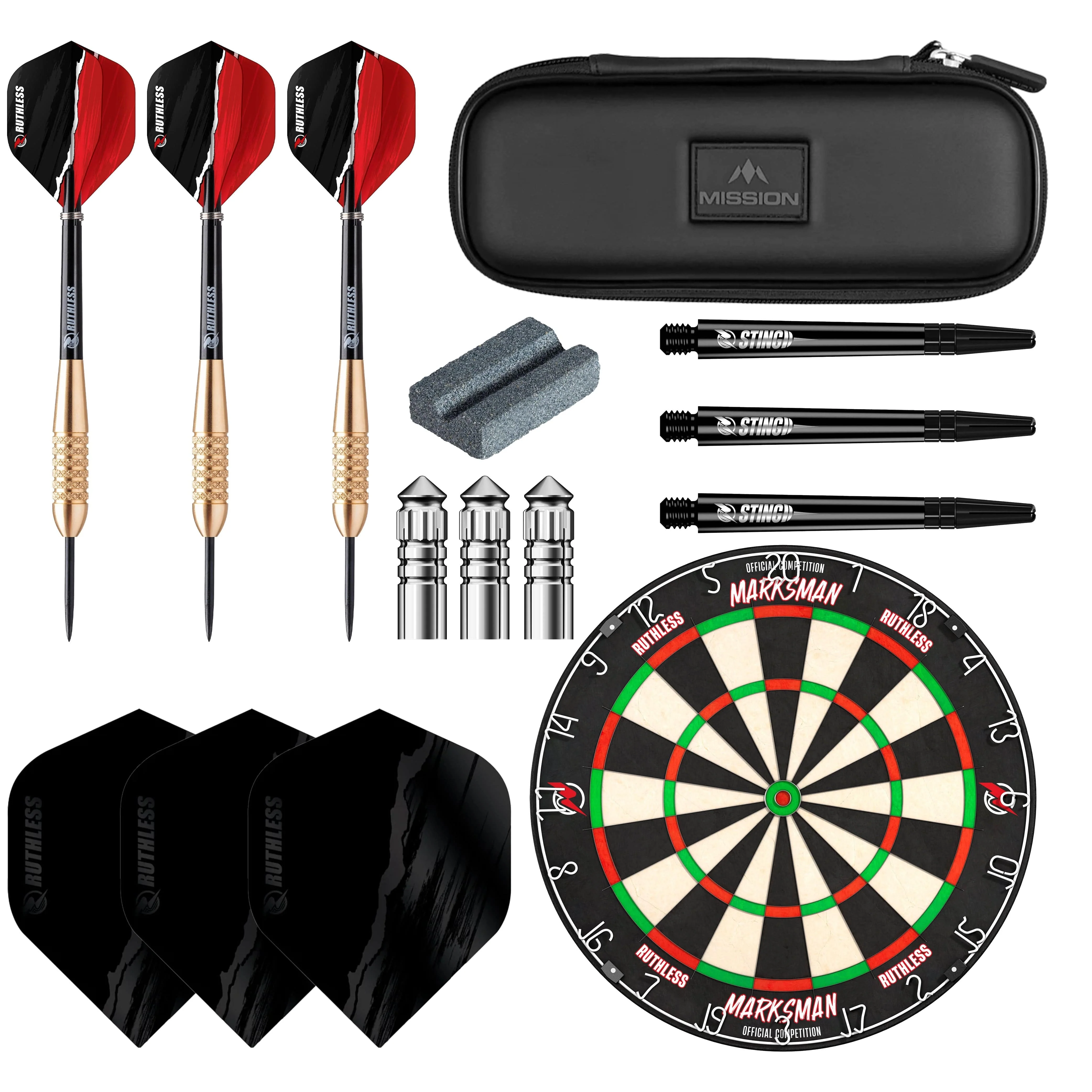 Beginners Darts Gift Set - Darts, Dartboard & Accessories - Image 2