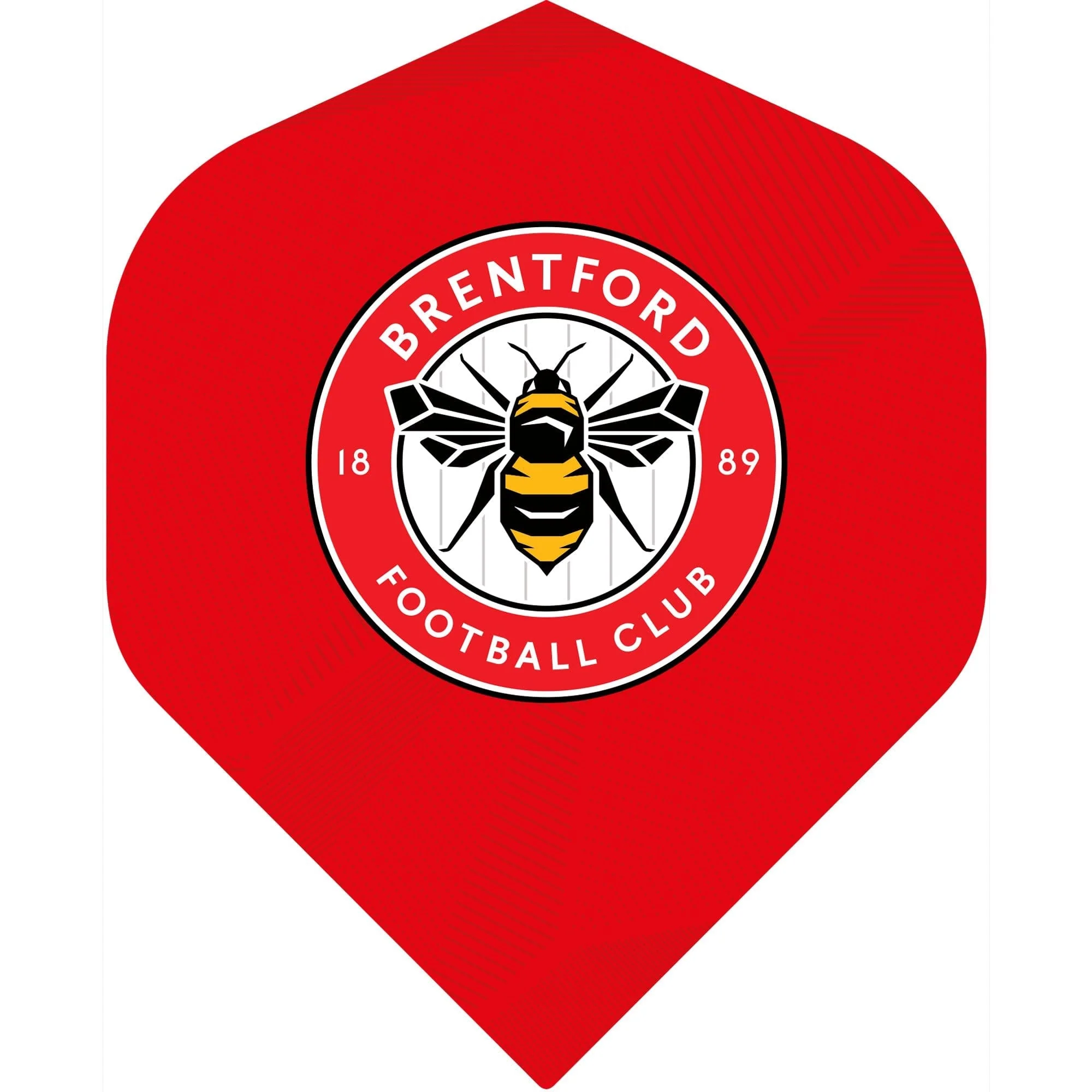 *Brentford FC - Official Licensed - The Bees - Dart Flights - No2 - Std - F2 - Red