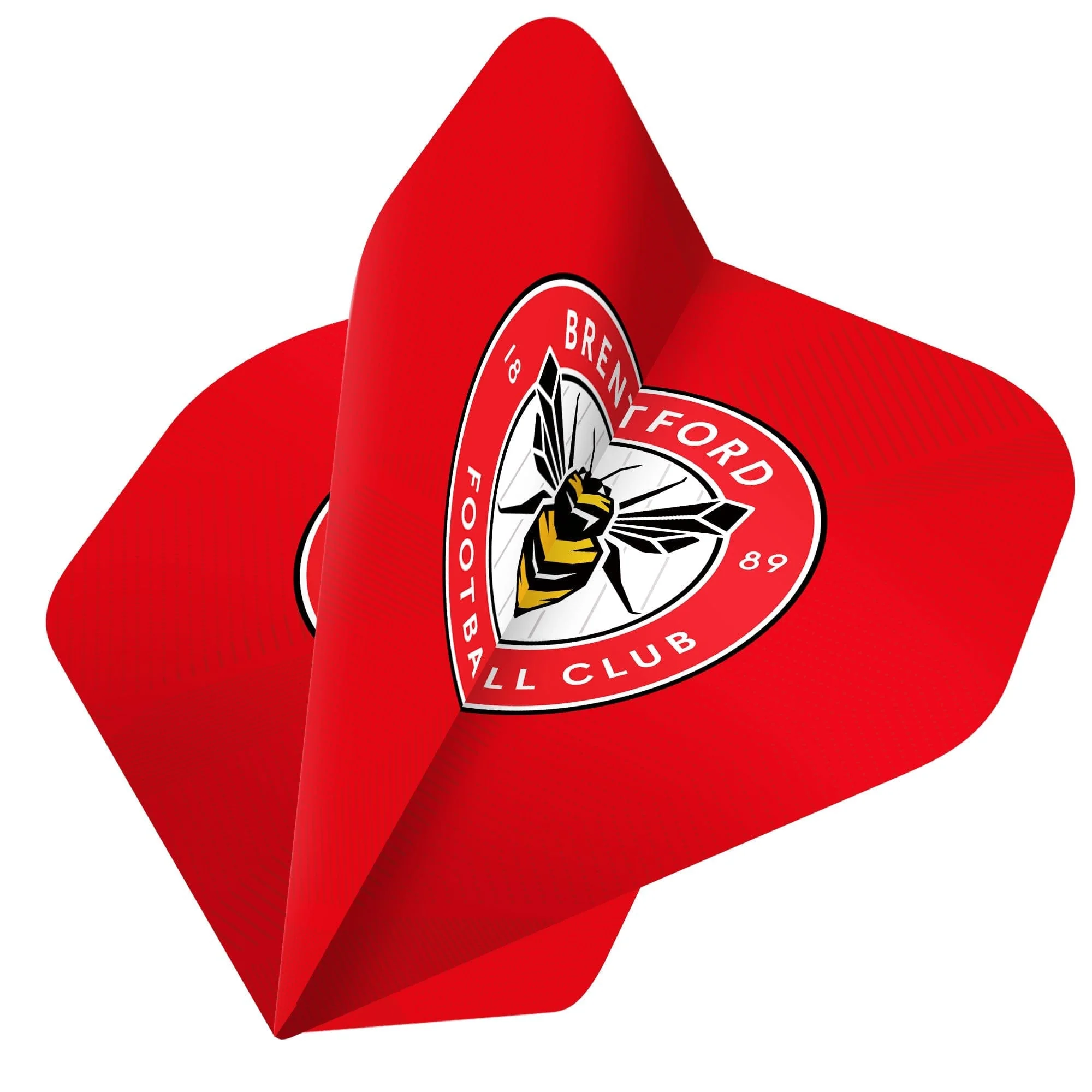 *Brentford FC - Official Licensed - The Bees - Dart Flights - No2 - Std - F2 - Red - Image 2