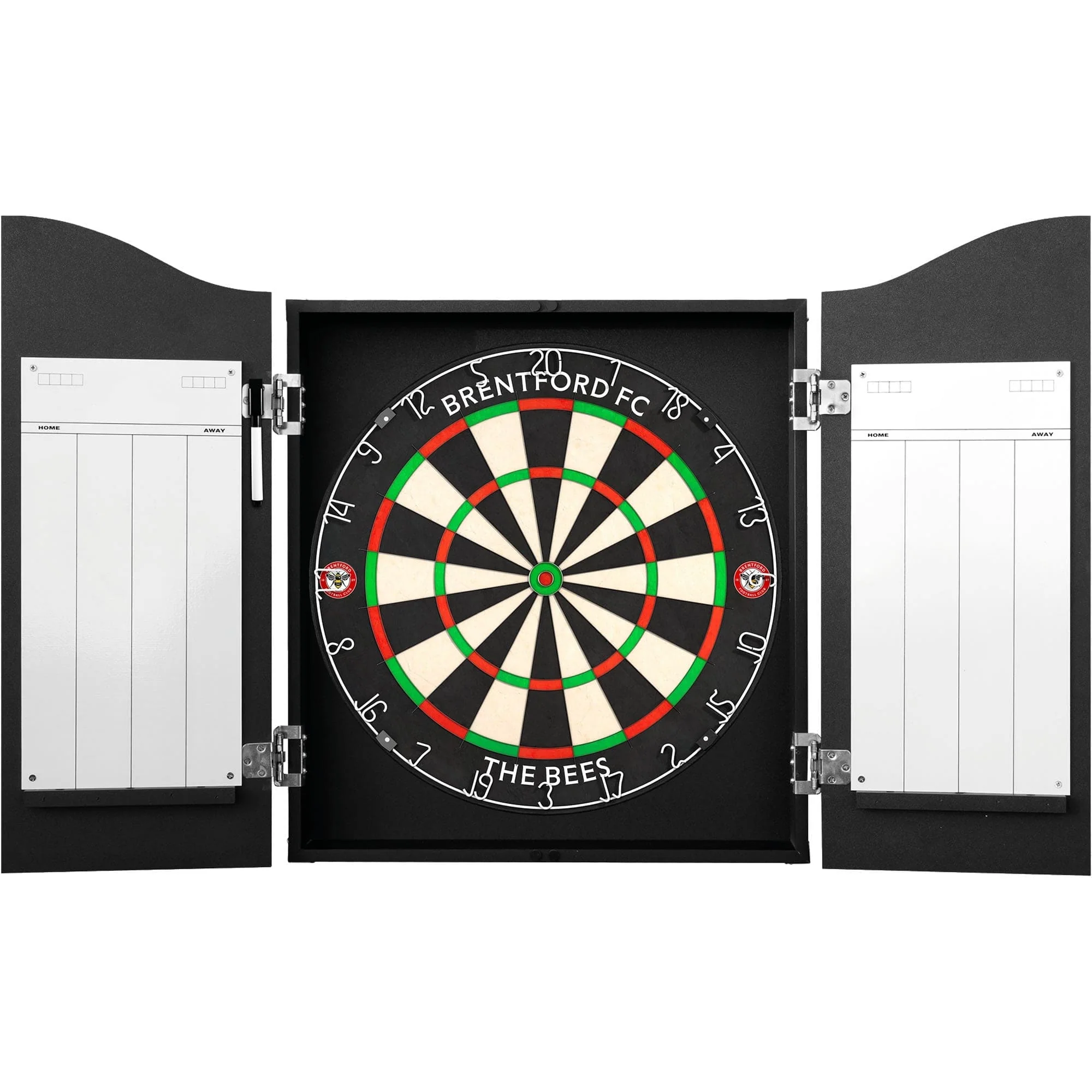 Brentford FC - Official Licensed - The Bees - Dartboard Cabinet - C3 - Red - Crest - Image 3
