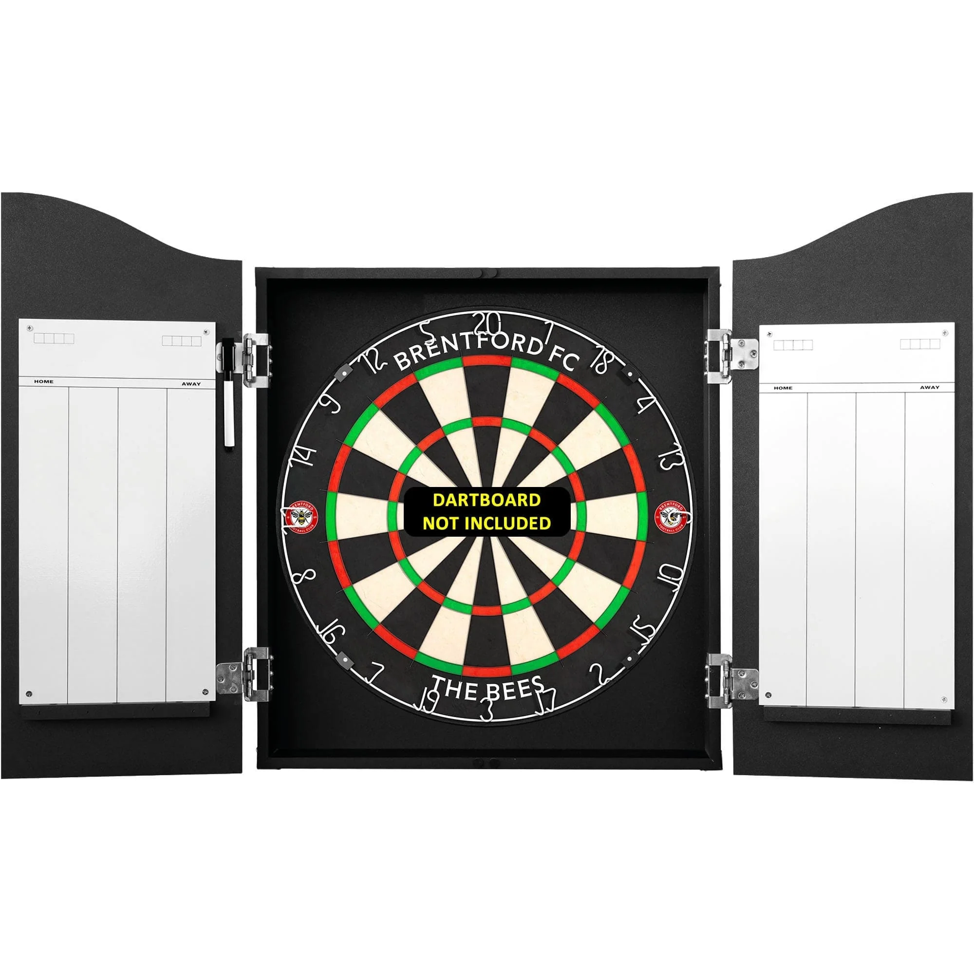 Brentford FC - Official Licensed - The Bees - Dartboard Cabinet - C3 - Red - Crest - Image 4