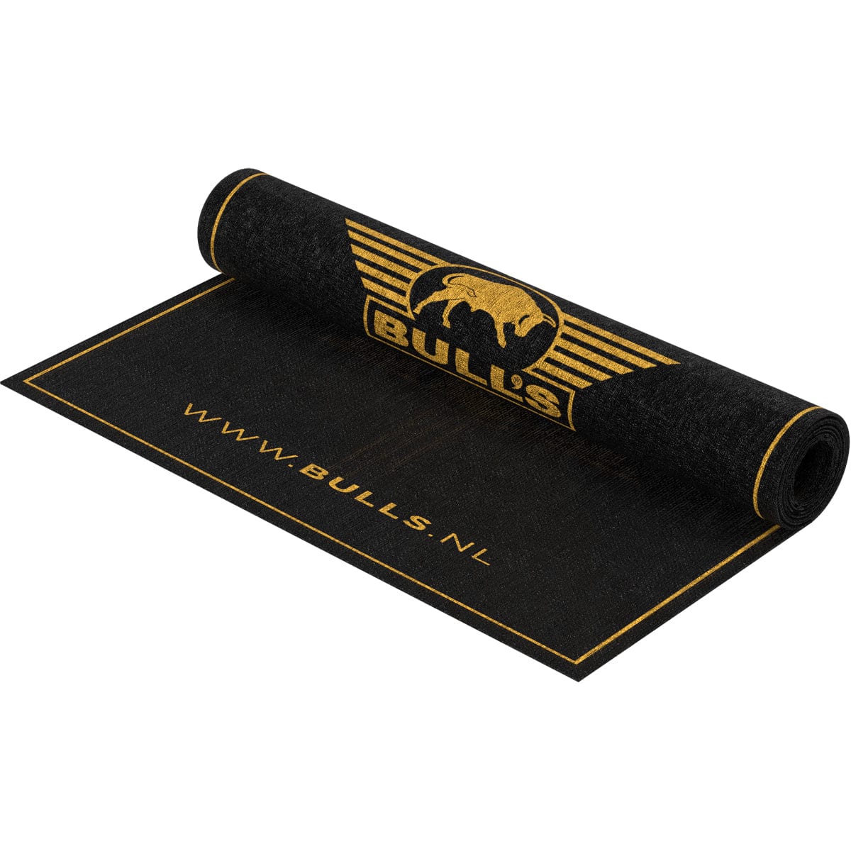 Bulls Advantage Carpet Dart Mat - with oche - Black & Gold - 300 x 85cm - Image 7