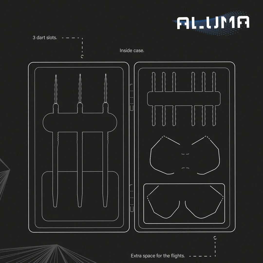 Bulls Aluma Dart Case - Aluminium - Image 5