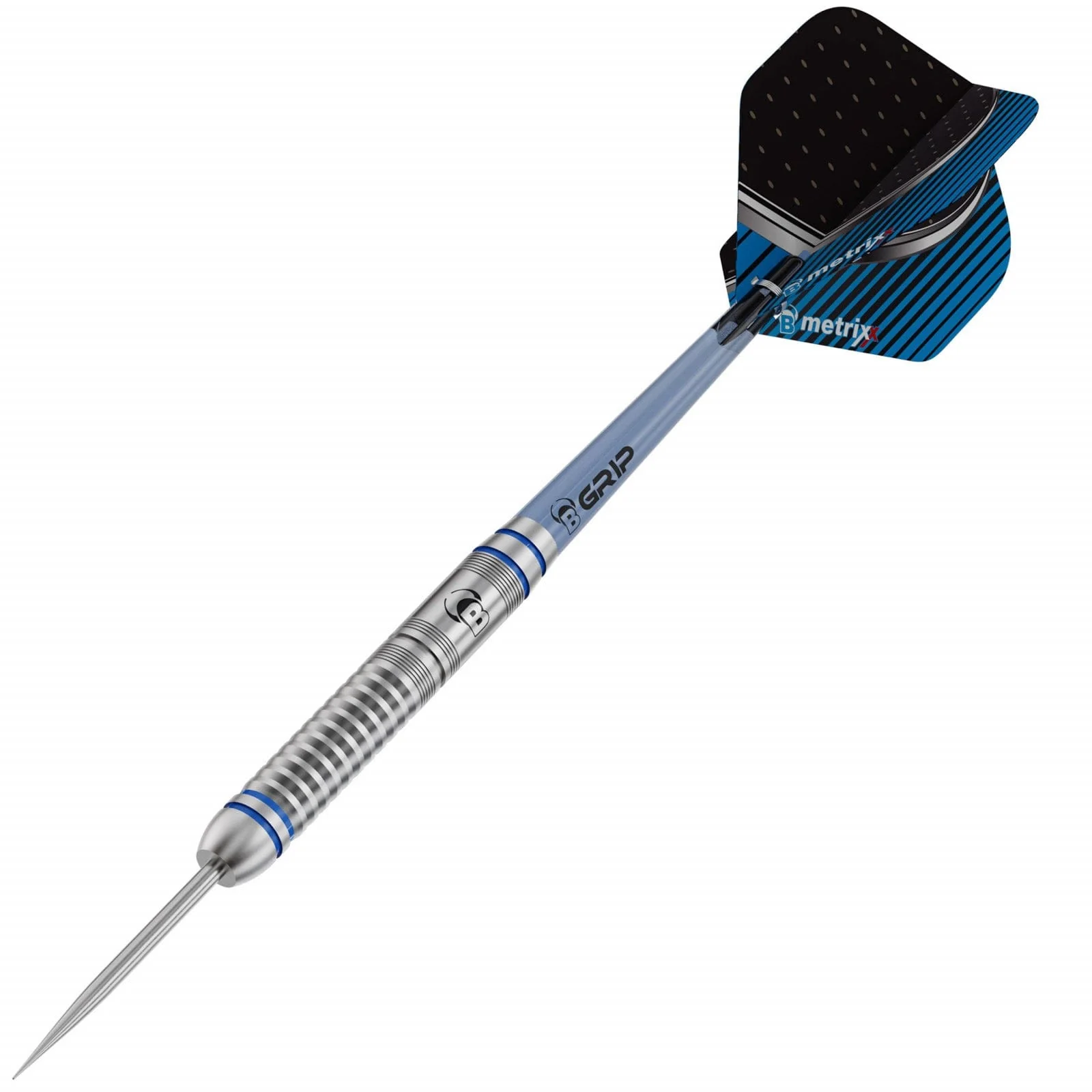 BULL'S Ballista B1 Darts - Steel Tip - 70% Tungsten - Blue - Image 2