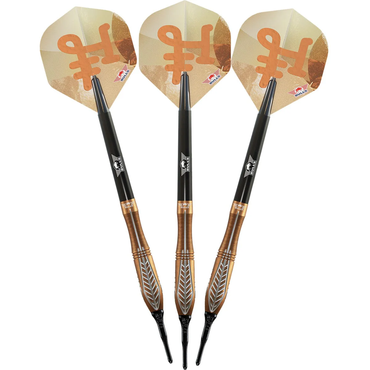 Bulls Bronzo Darts - Soft Tip - 90% Tungsten - Nova - Image 2