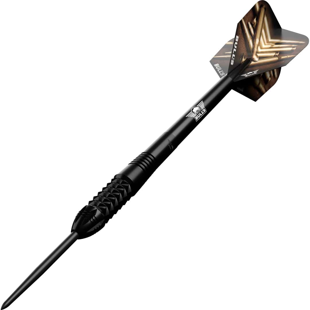 Bulls Caliber Black Darts - Steel Tip - 90% Tungsten - Image 3
