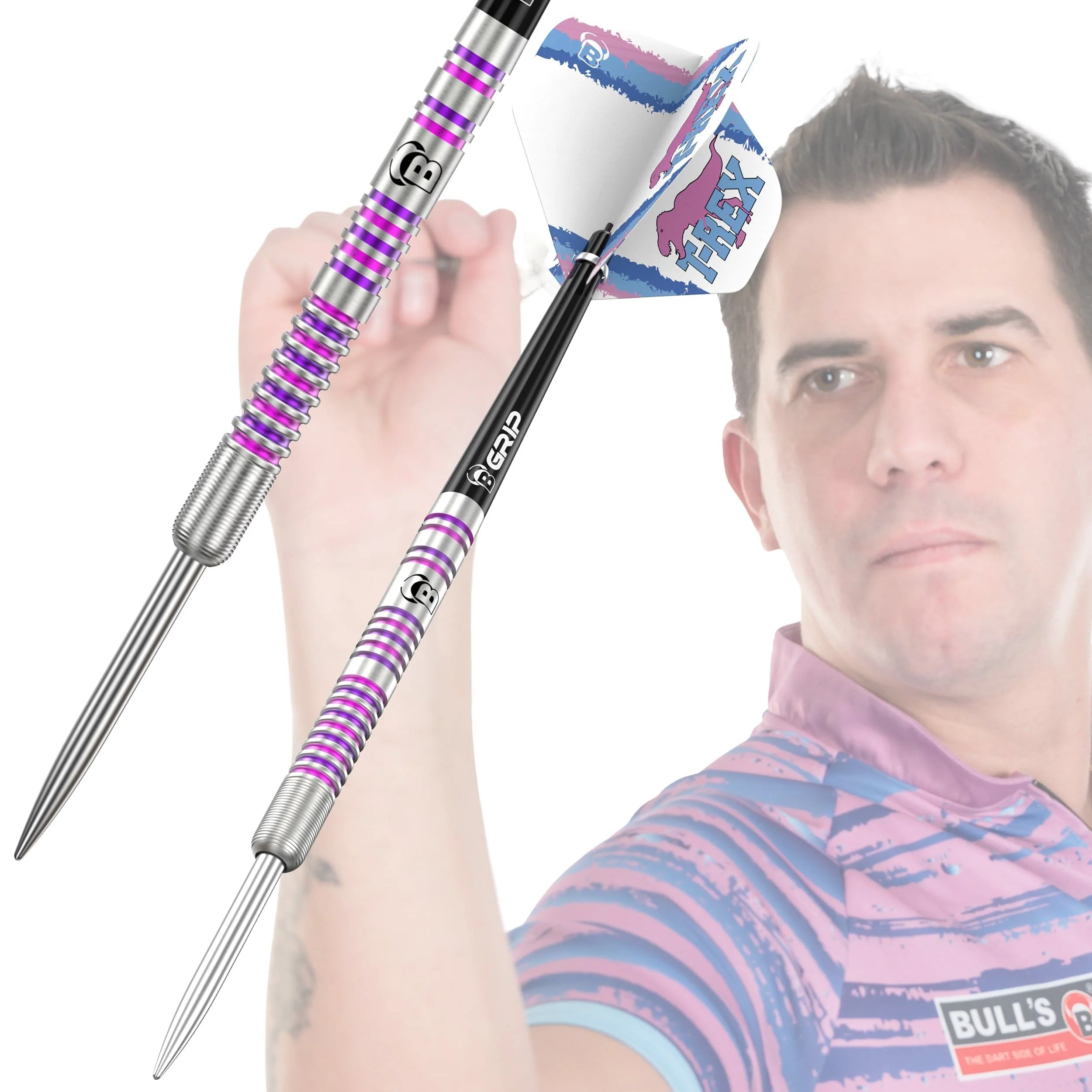BULL'S Challenger Darts - Steel Tip - 90% Tungsten - Michael Unterbuchner - 24g - Image 3