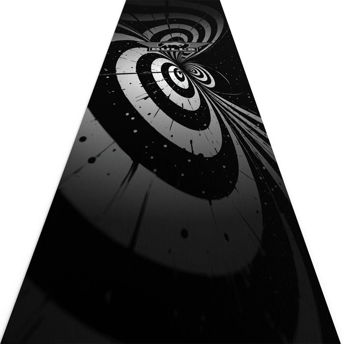 Bulls Illusion Carpet Dart Mat - Black & White - 241 x 55cm - Image 3