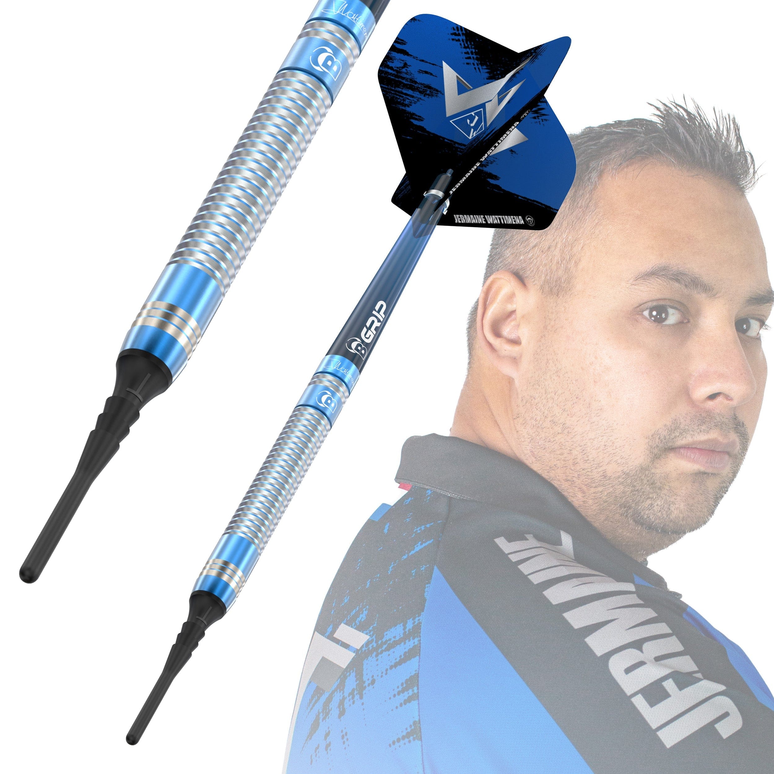 BULL'S Jermaine Wattimena Darts - Soft Tip - 90% Tungsten - G3 - 20g - Image 2