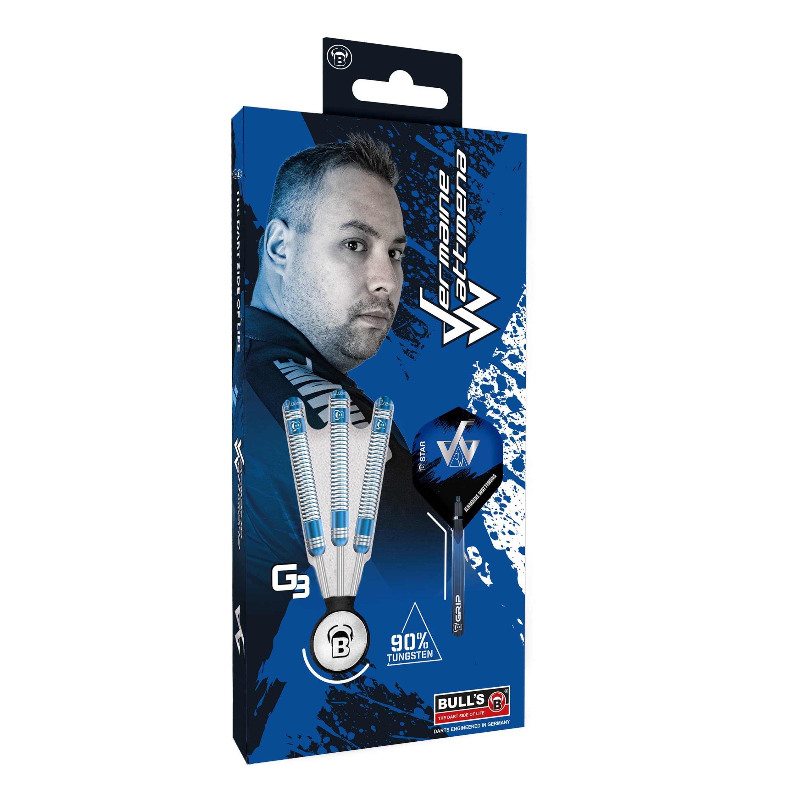 BULL'S Jermaine Wattimena Darts - Steel Tip - 90% Tungsten - G3 - Image 4