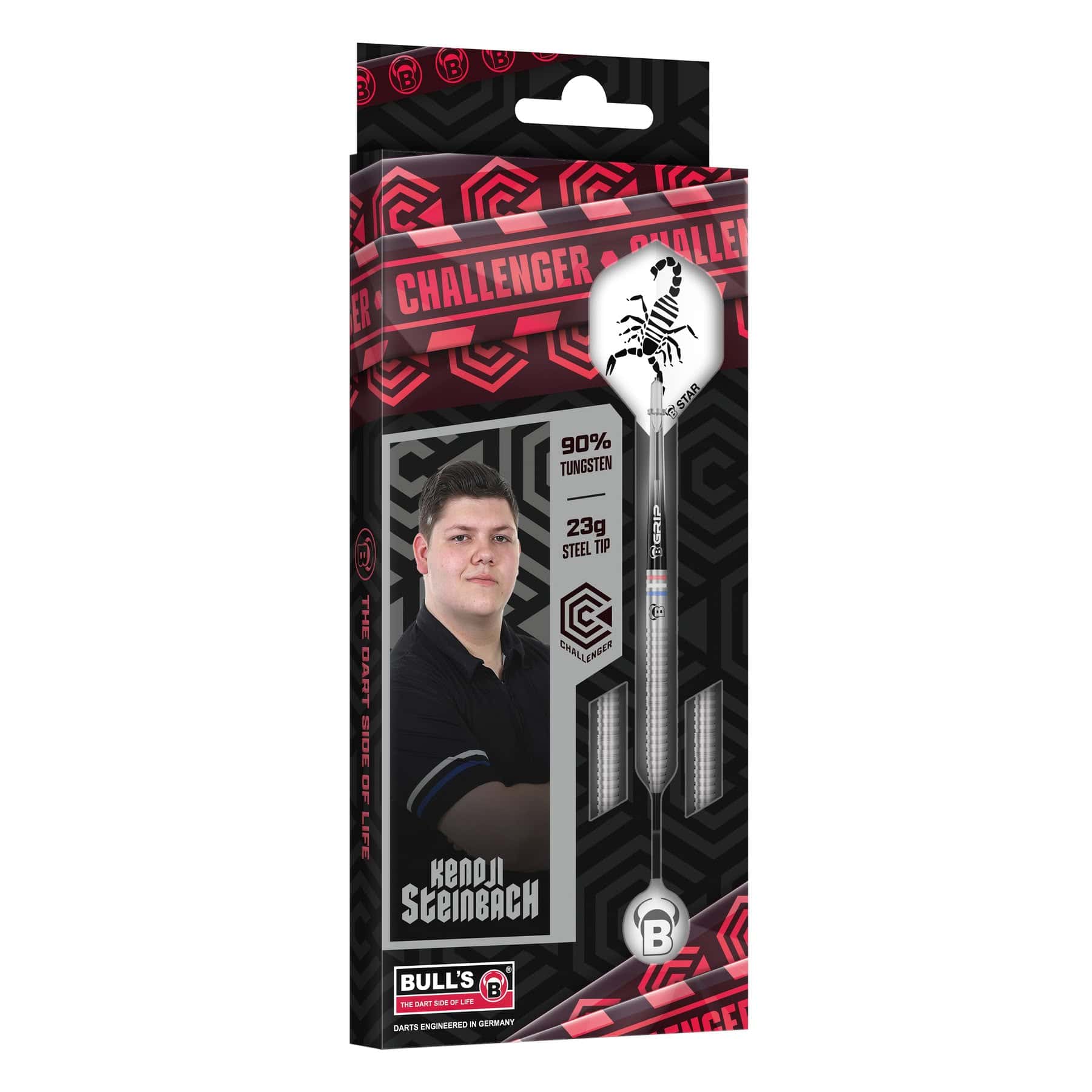 BULL'S Kendji Steinbach Darts - Steel Tip - 90% Tungsten - Image 4