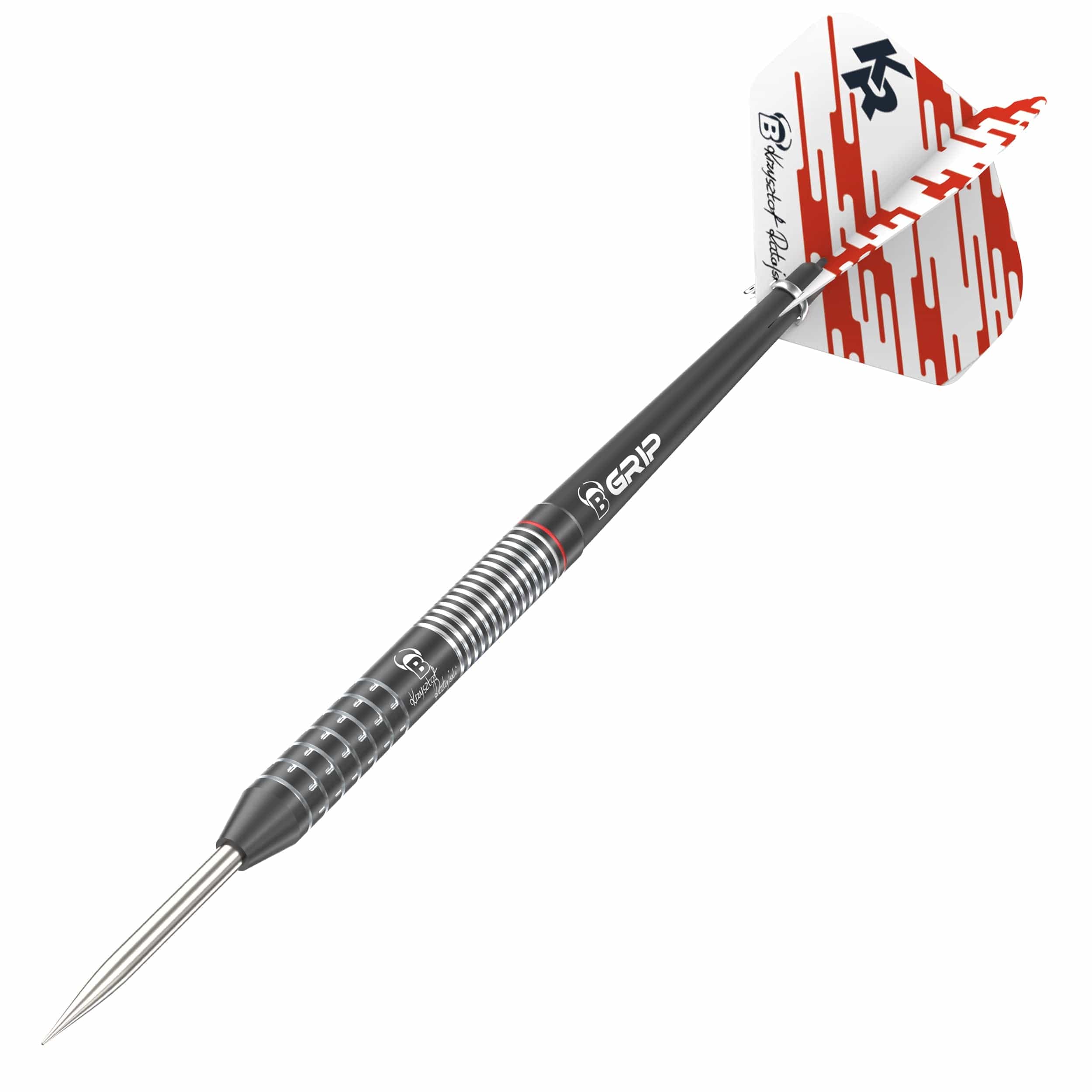 BULL'S Krysztof Ratajski Darts - Steel Tip - 90% Tungsten - Black - Image 2