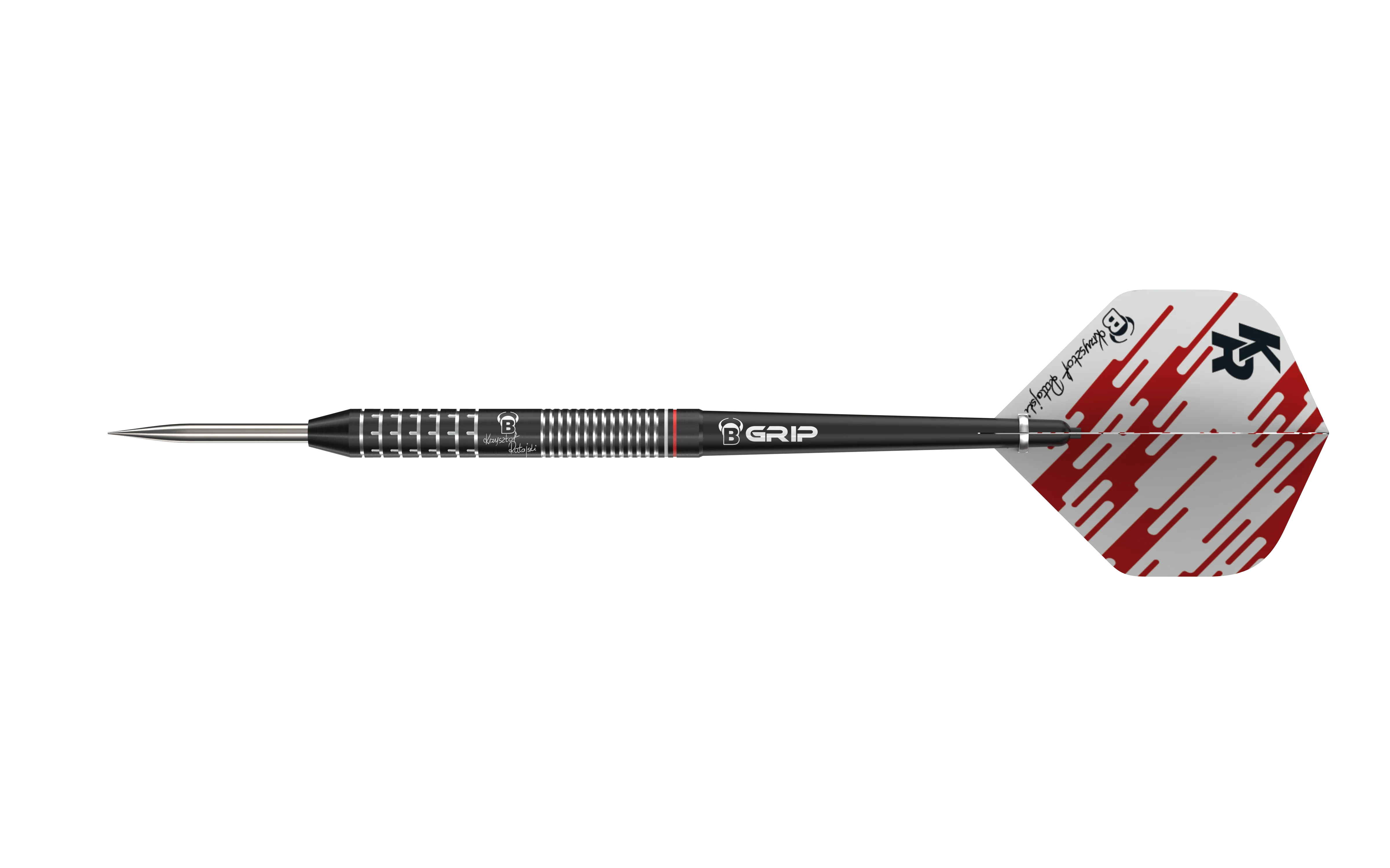 BULL'S Krysztof Ratajski Darts - Steel Tip - 90% Tungsten - Black - Image 6