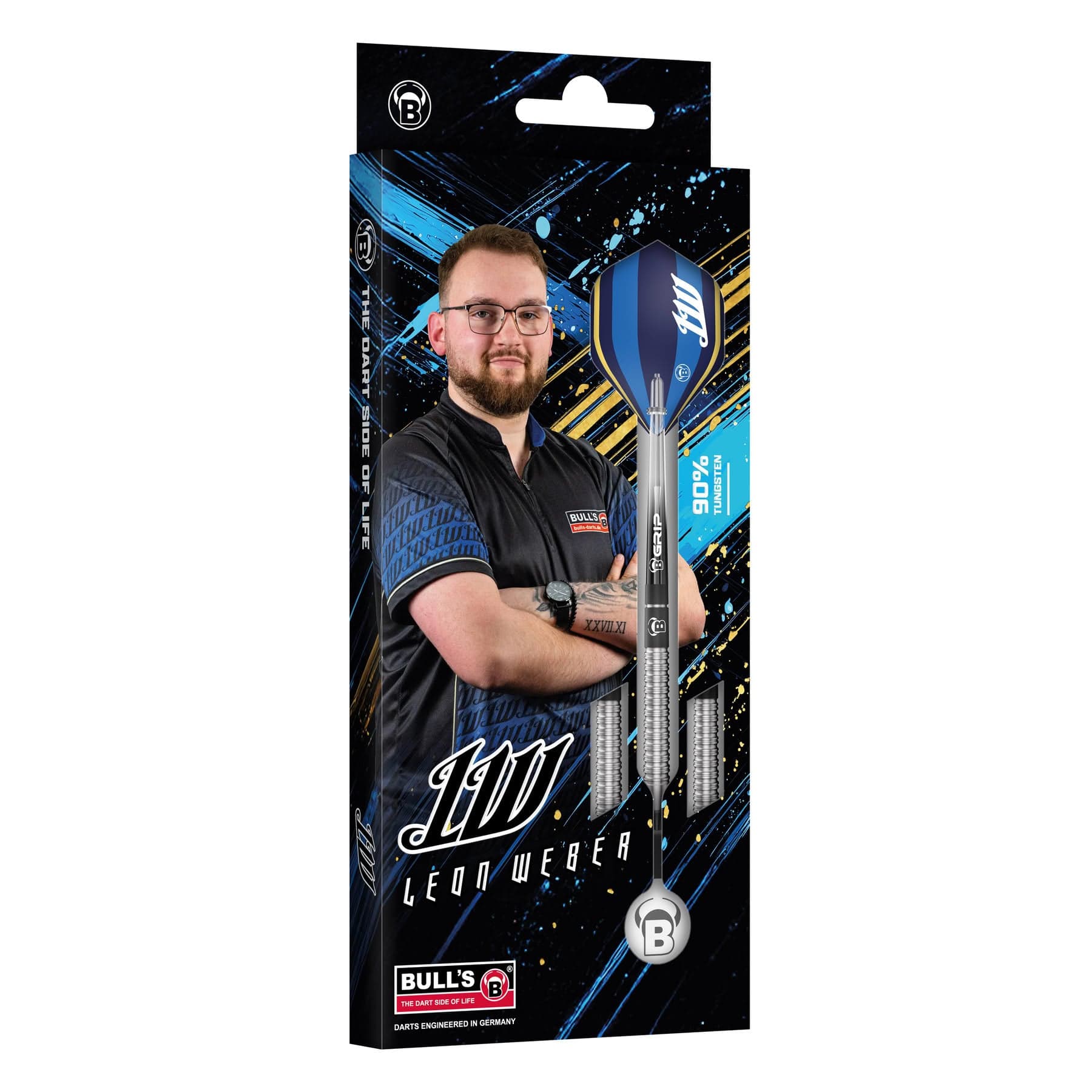 BULL'S Leon Weber Darts - Soft Tip - 90% Tungsten - Image 4
