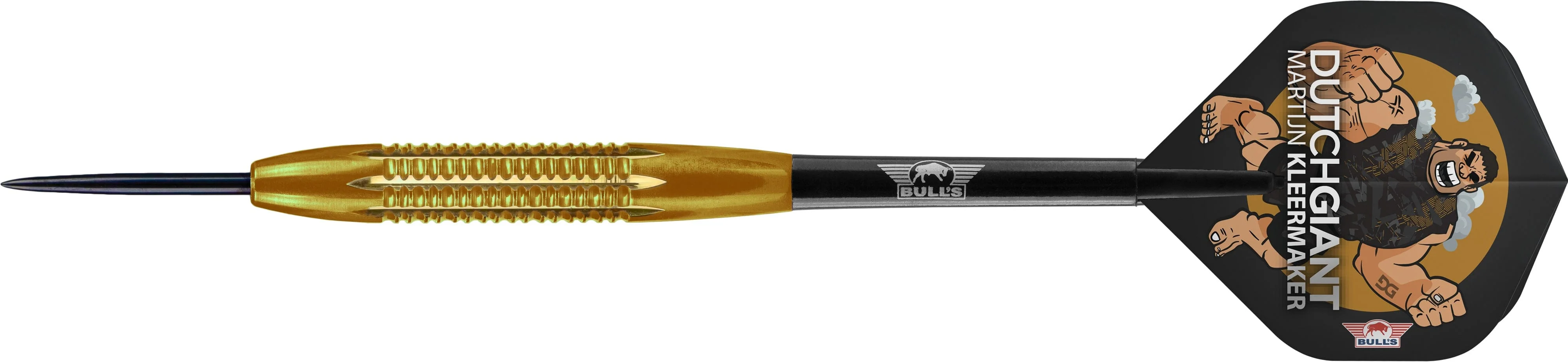 Bulls Martijn Kleermaker Darts - Steel Tip - Brass - The Dutch Giant - 21g - Image 2