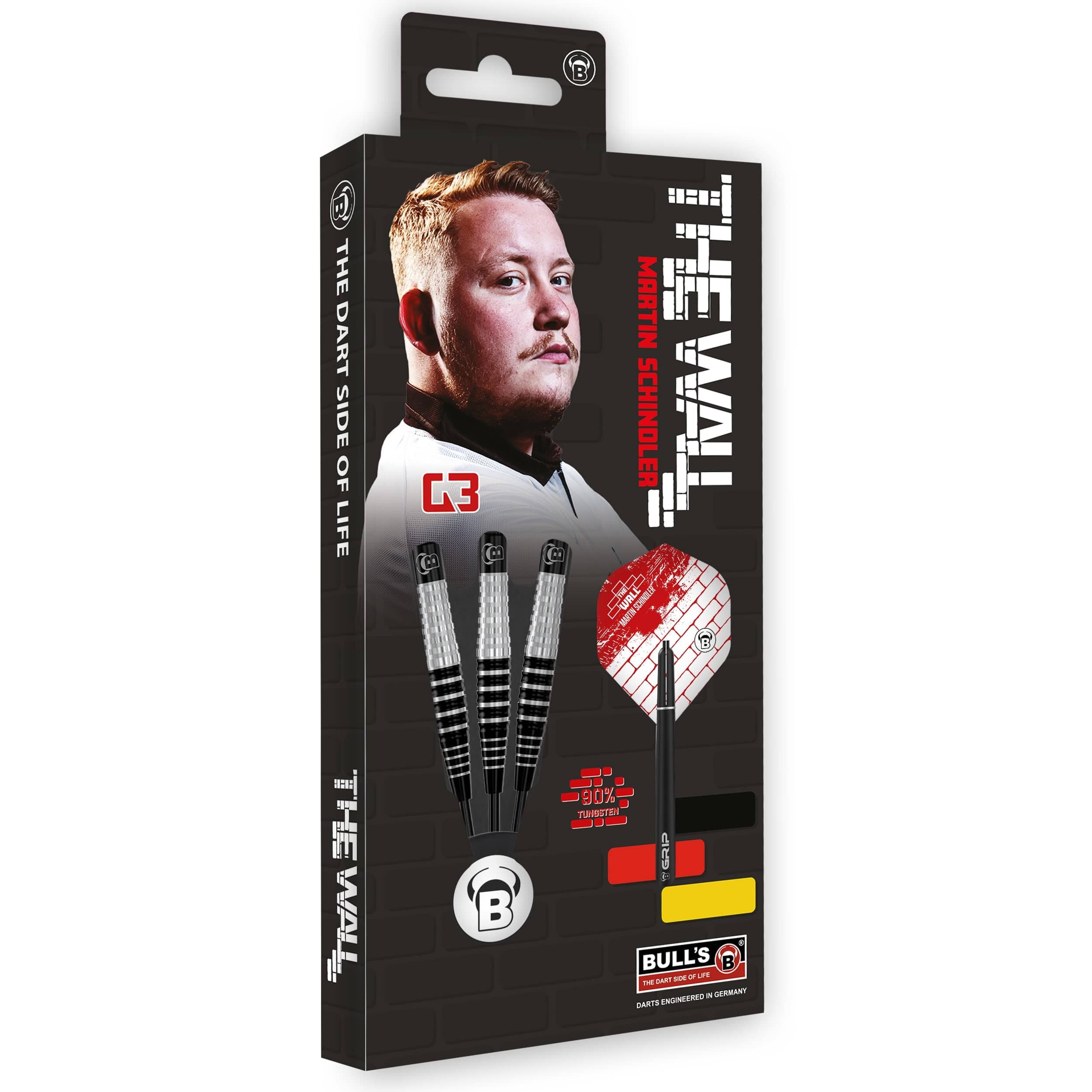 BULL'S Martin Schindler Darts - Steel Tip - 90% Tungsten - G3 - Image 3