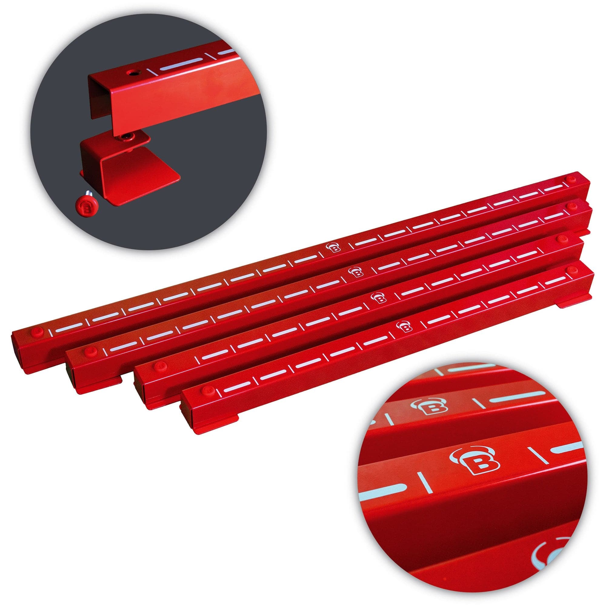 BULL'S Oky System - O66 - For Use With Dart Mats Upto 66cm Wide - Red Raised Oche - Image 3