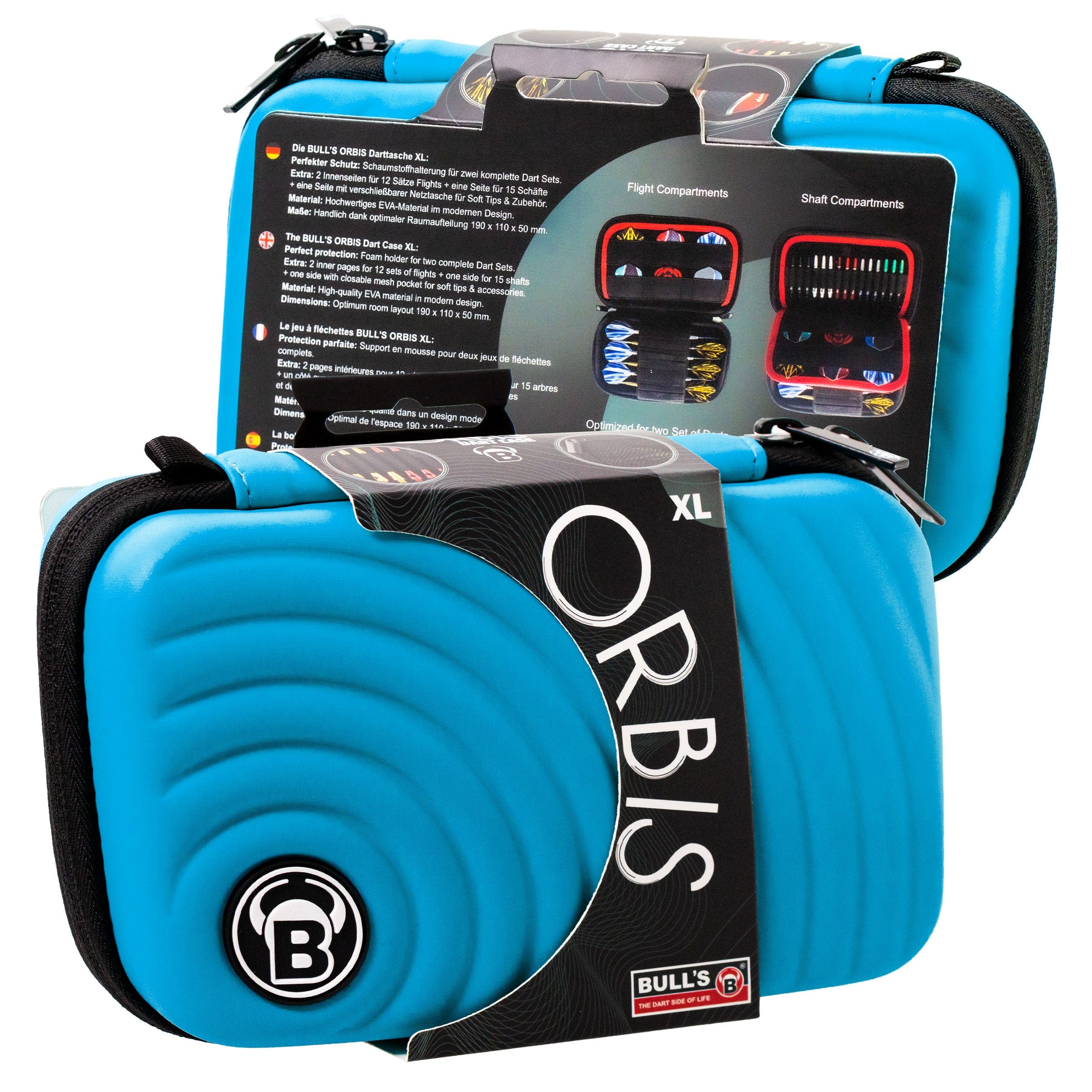 BULL'S Orbis Dart Case - Strong EVA Material - XL - Colours - Image 24
