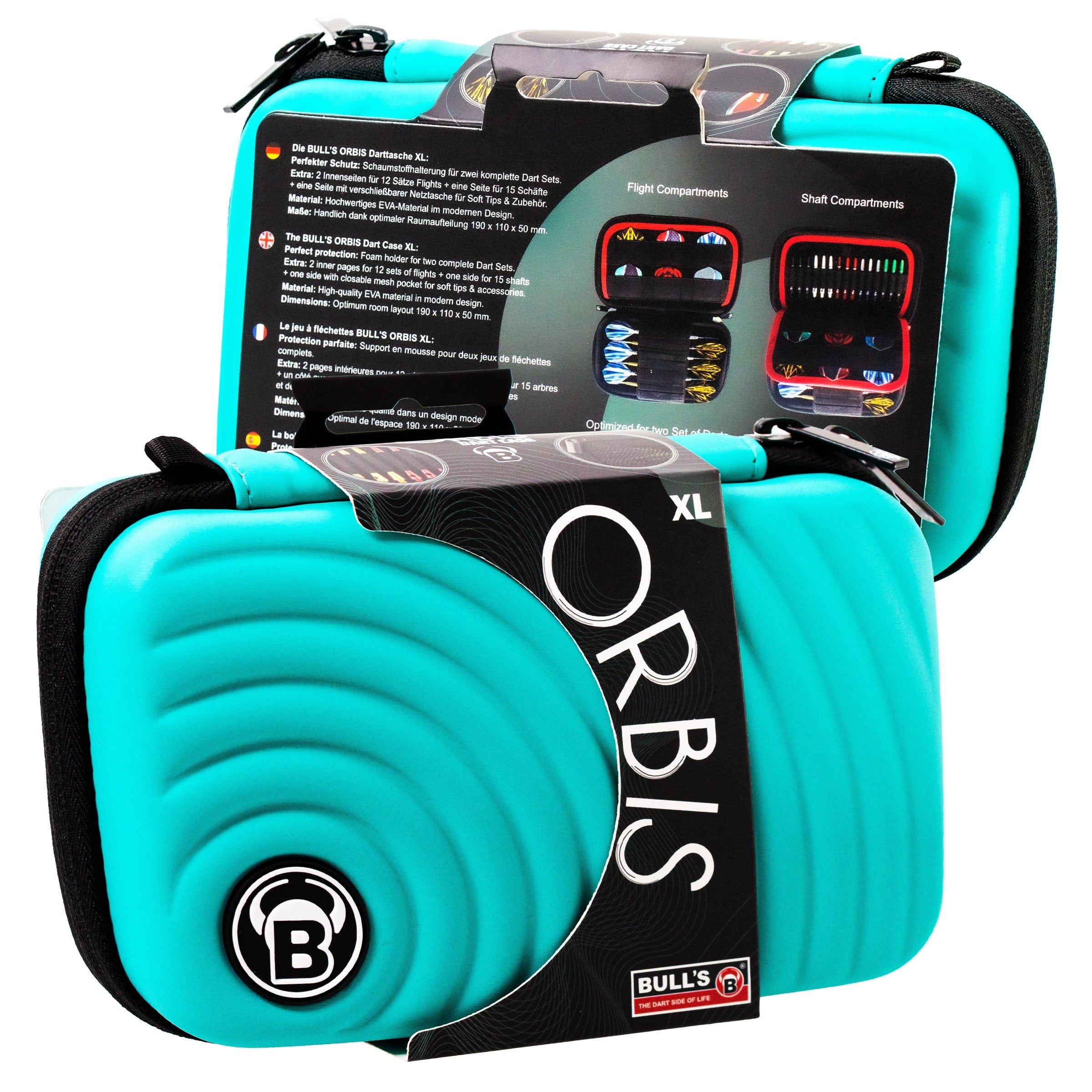 BULL'S Orbis Dart Case - Strong EVA Material - XL - Colours - Image 26