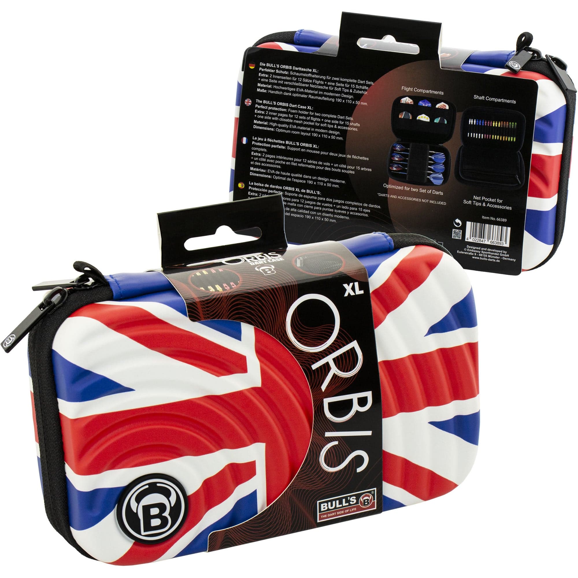BULL'S Orbis Dart Case - Strong EVA Material - XL - UJ - Image 4