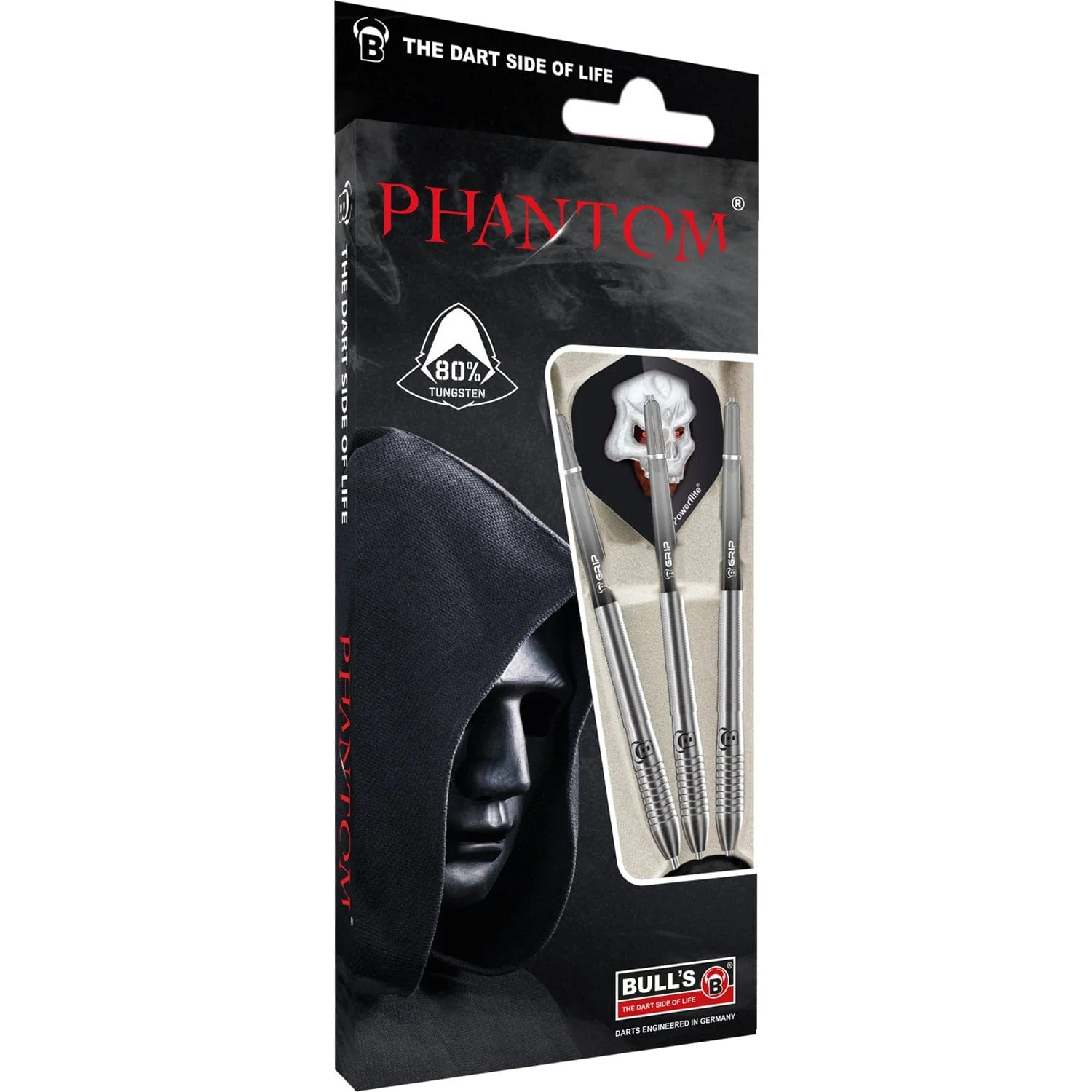 BULL'S Phantom PT4 Darts - Steel Tip - 80% Tungsten - Front Bomb - Image 3