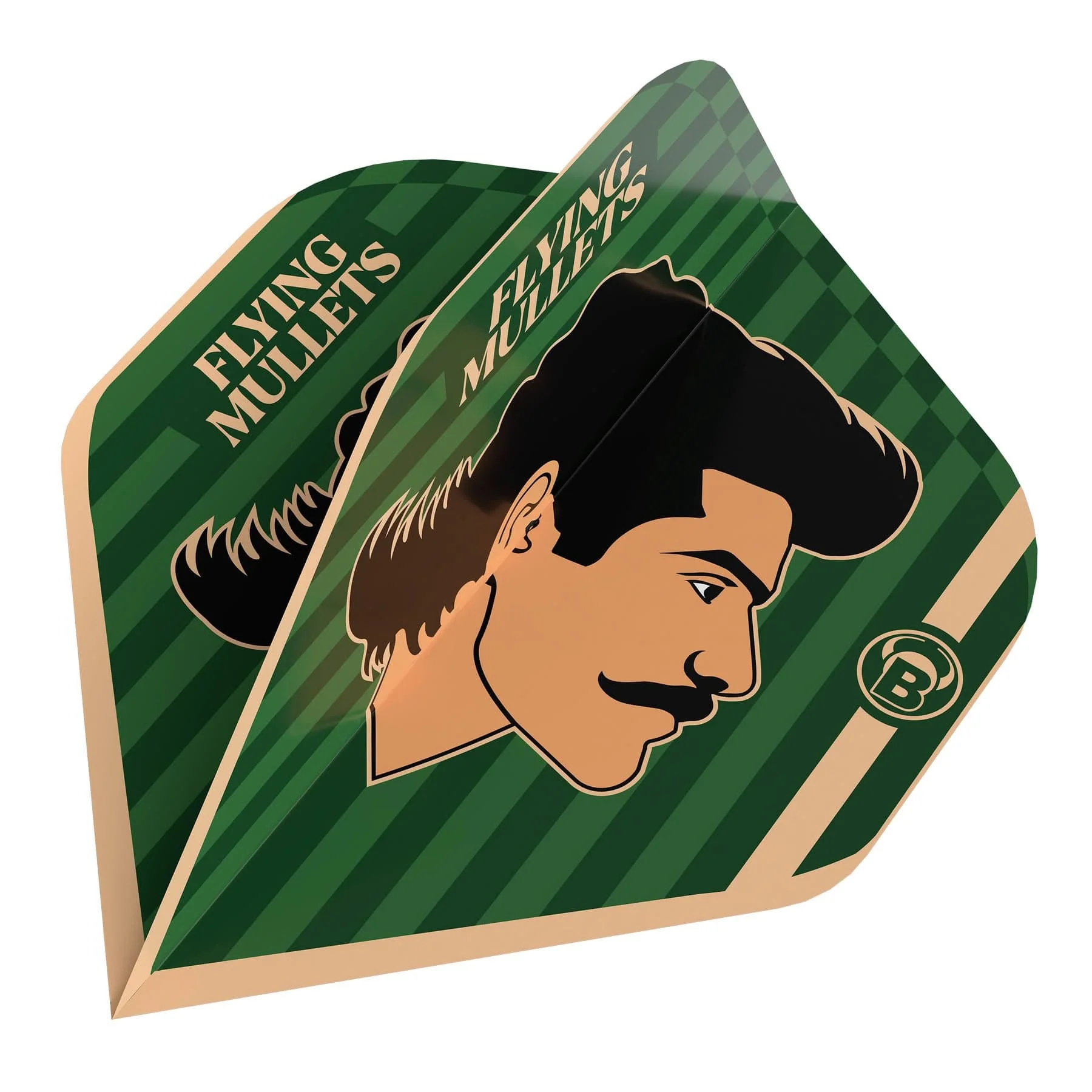 BULL'S Powerflite Dart Flights - 100 Micron - Standard No2 - Flying Mullet - Image 2
