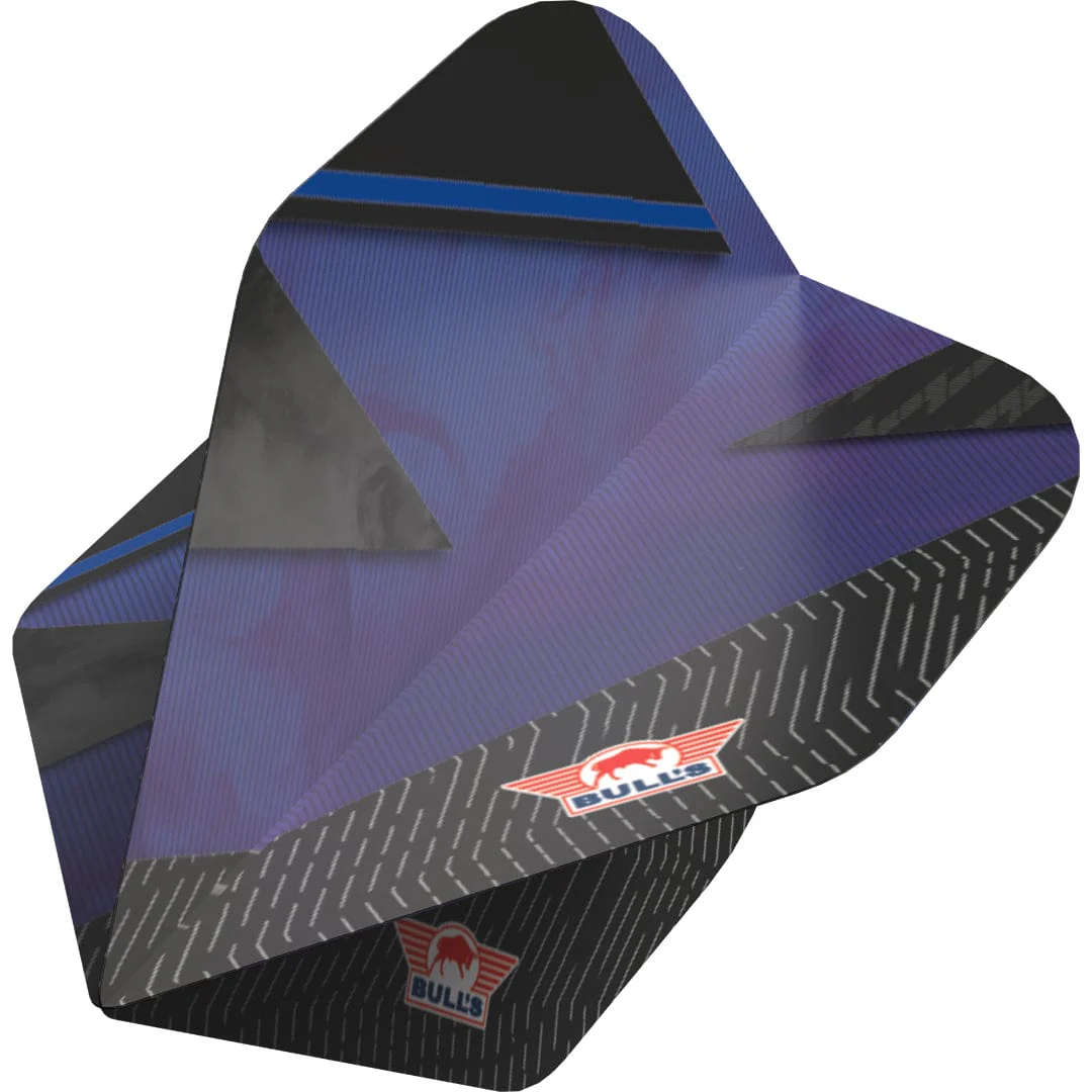 Bulls Series 100 Dart Flights - 100 Micron - Standard No2 - Lightning Blue - Image 2