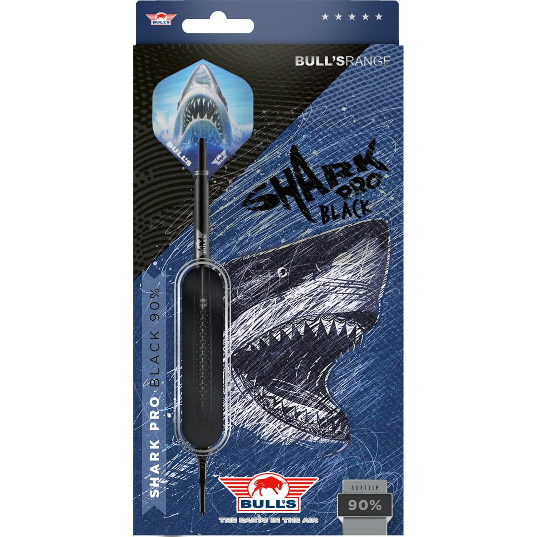 Bulls Shark Pro Black Darts - Soft Tip - 90% Tungsten - Image 4