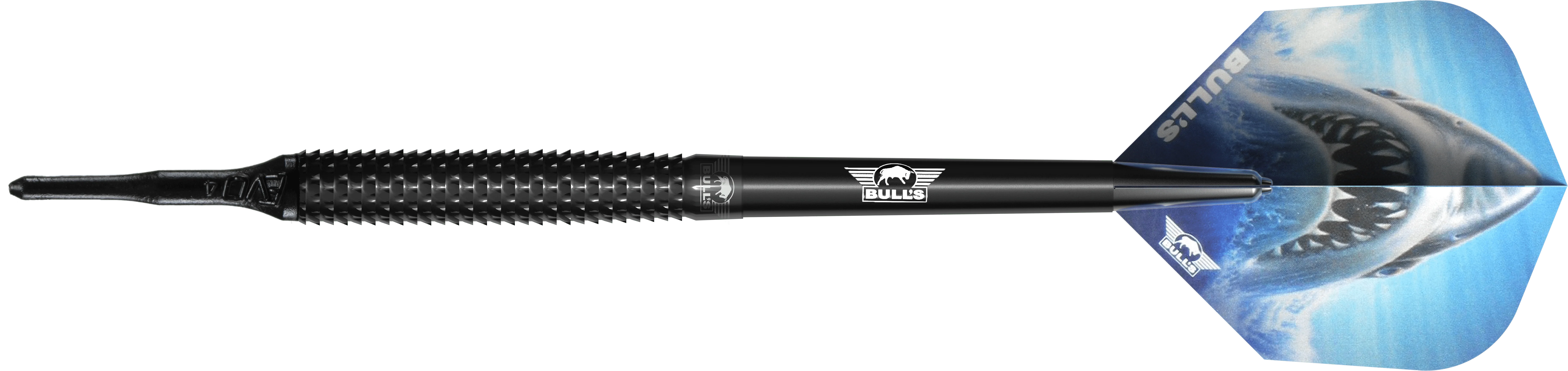 Bulls Shark Pro Black Darts - Soft Tip - 90% Tungsten - Image 5