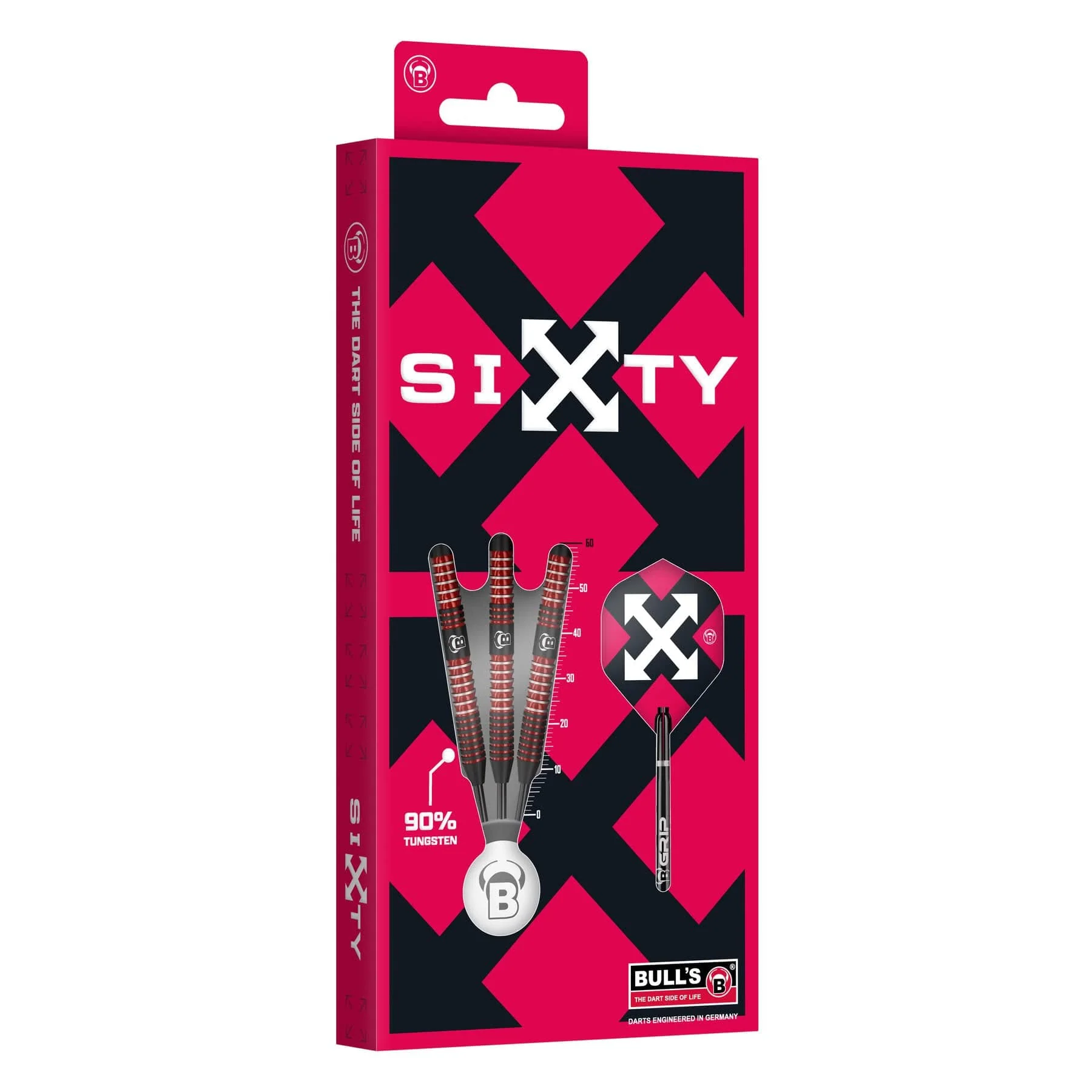 BULL'S Sixty Darts - Steel Tip - 90% Tungsten - S1 - Image 4