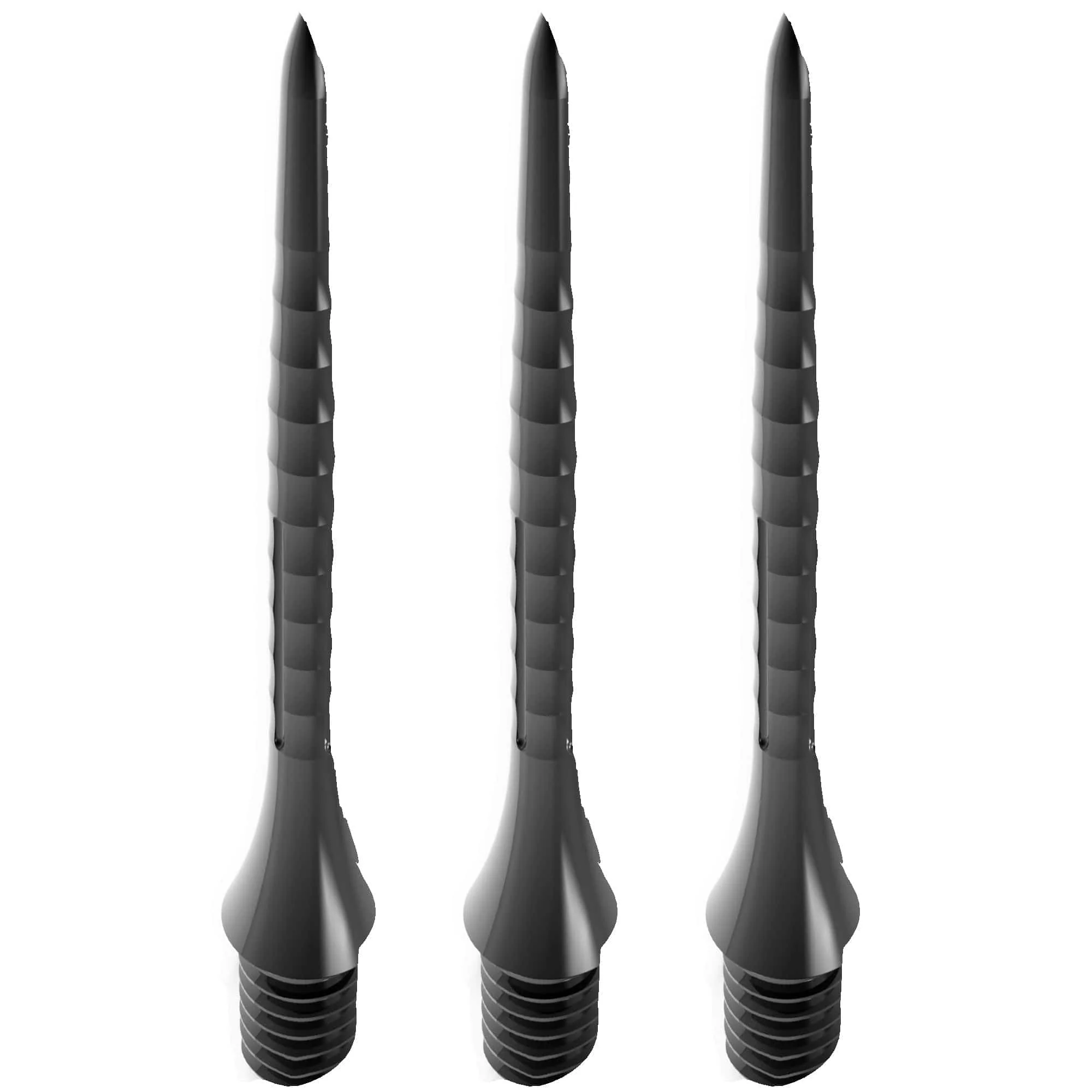 Caliburn Bamboo Conversion Points - Screw In - Soft Tip to Steel Tip - Black - Image 2