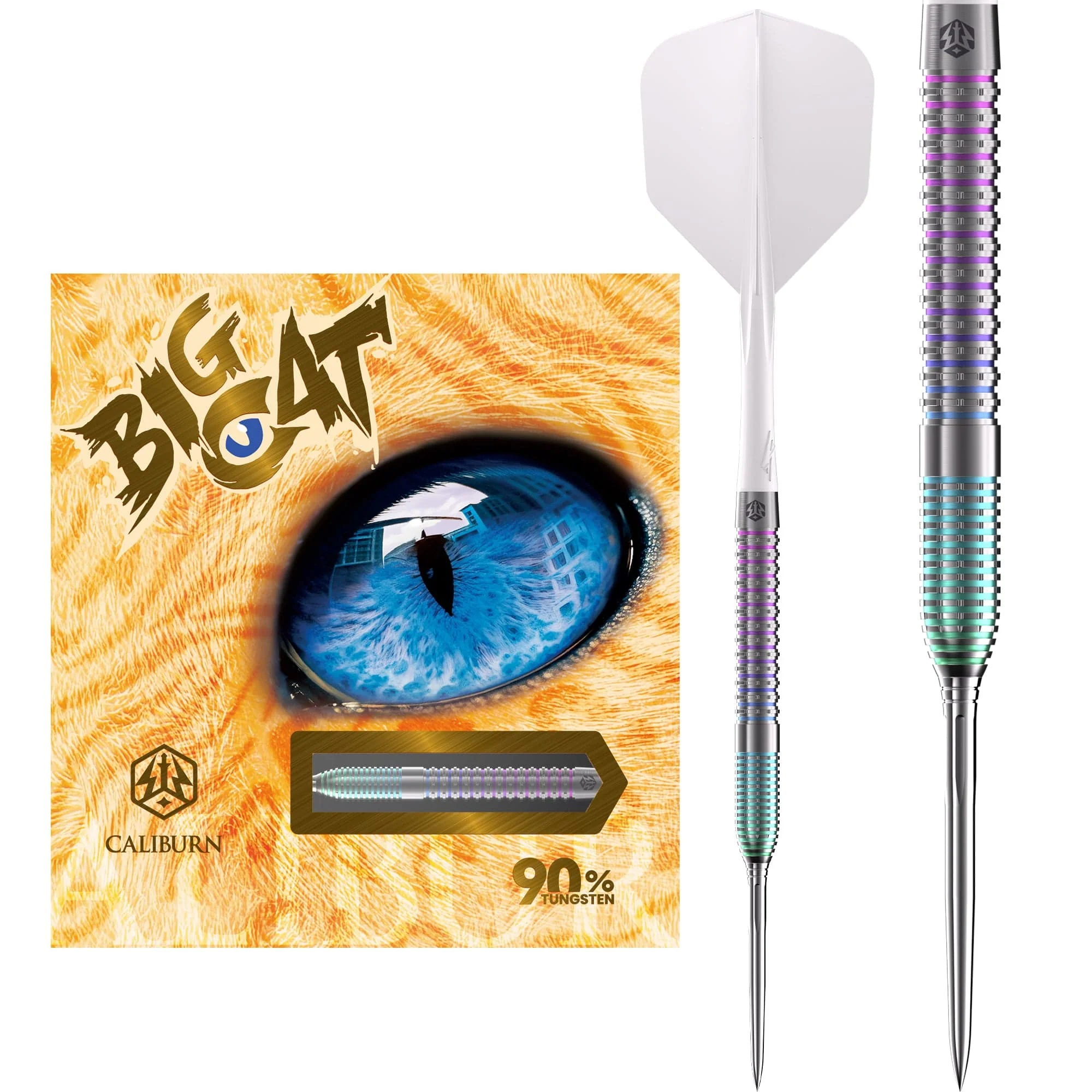 Caliburn Big Cats Darts - Steel Tip - 90% Tungsten - Ocelot