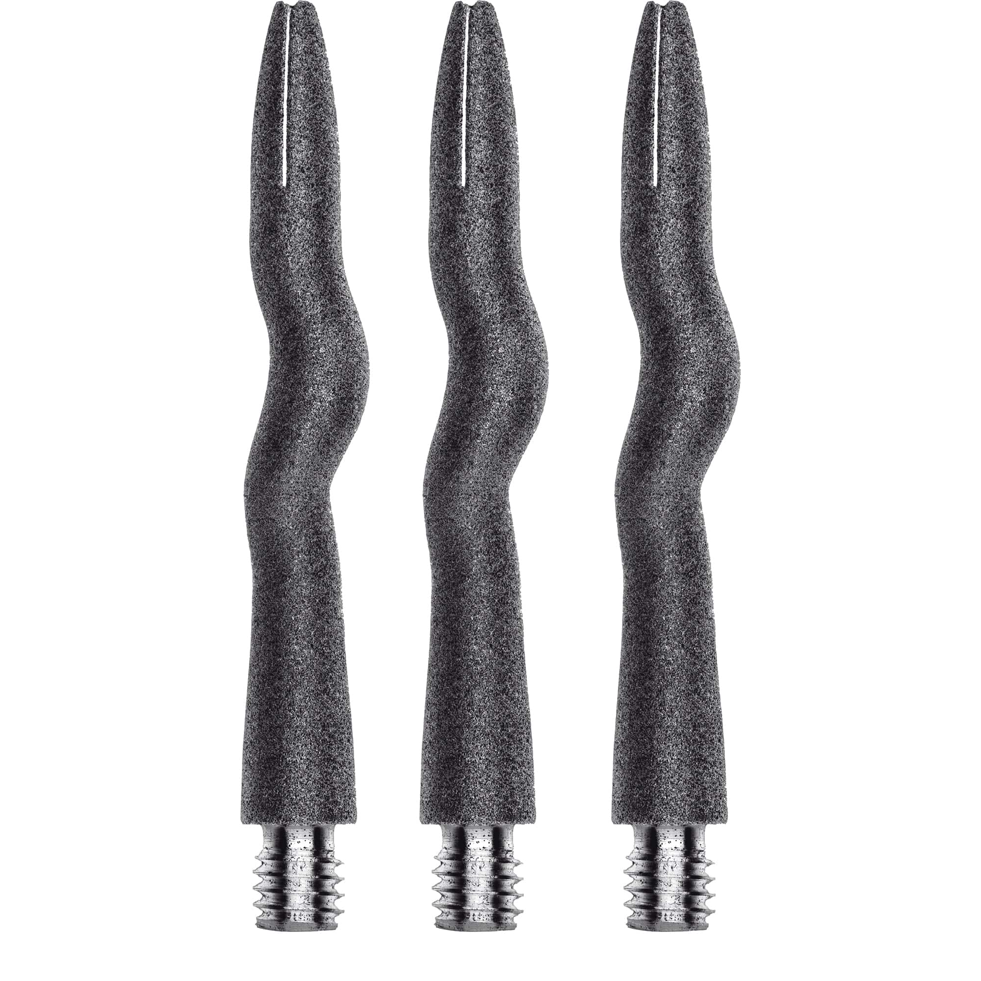 Caliburn Curly Dart Shafts - Aluminium - Sandblasted - Image 2