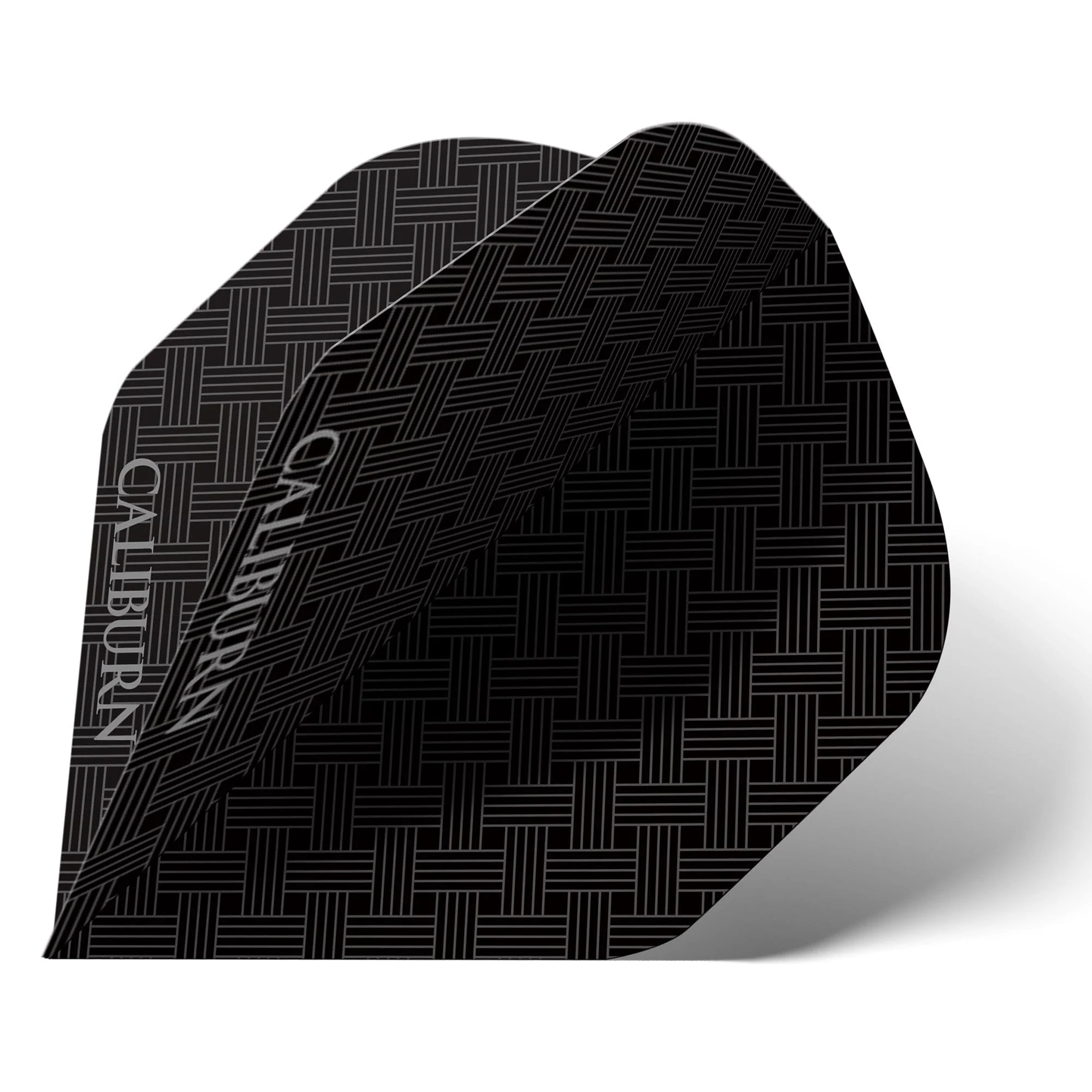 Caliburn Dart Flights - 100 Micron - Standard No2 - Logo - Black - Image 2