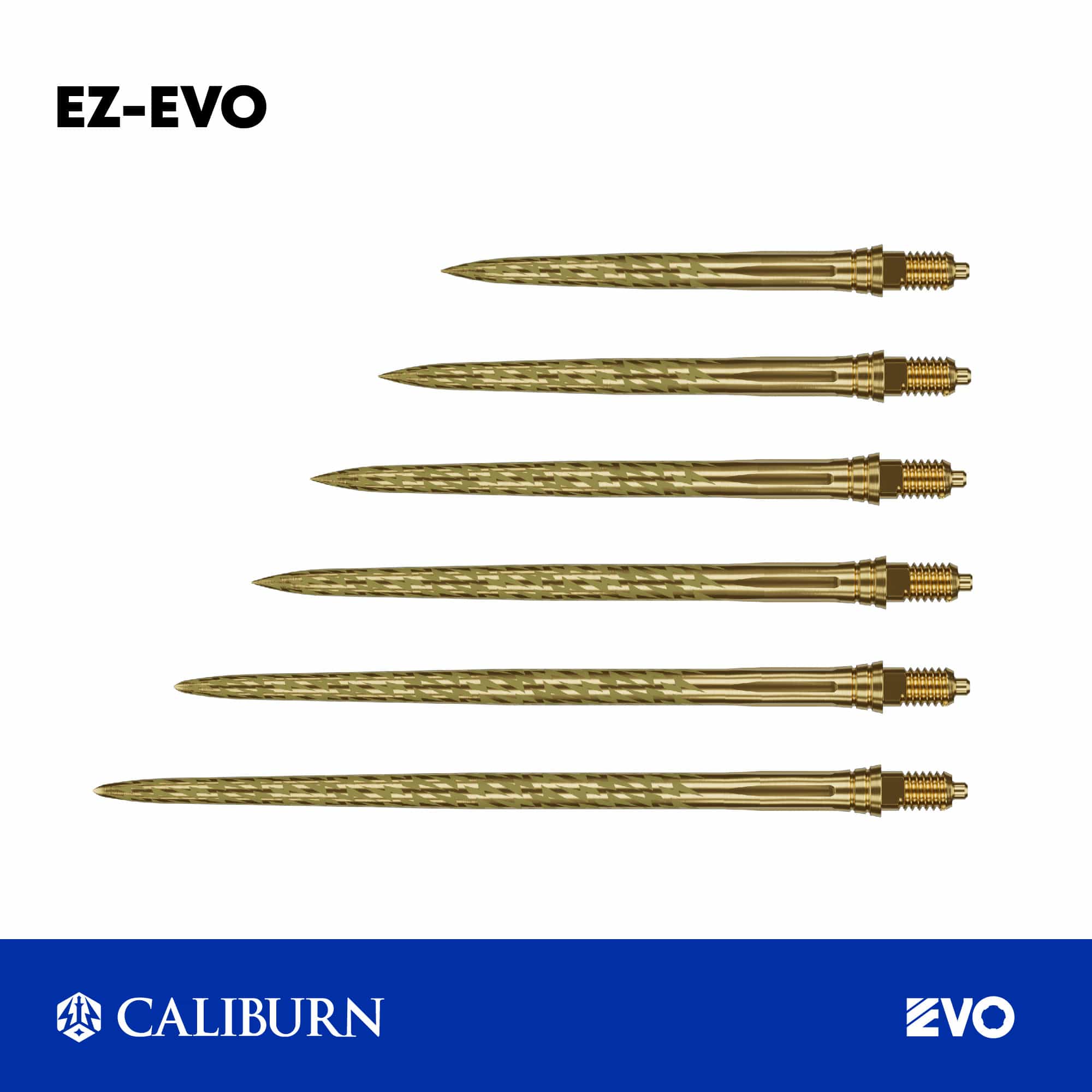 CALIBURN EZ-EVO Dart Points - Steel Tip - Laser Lightning - Image 4