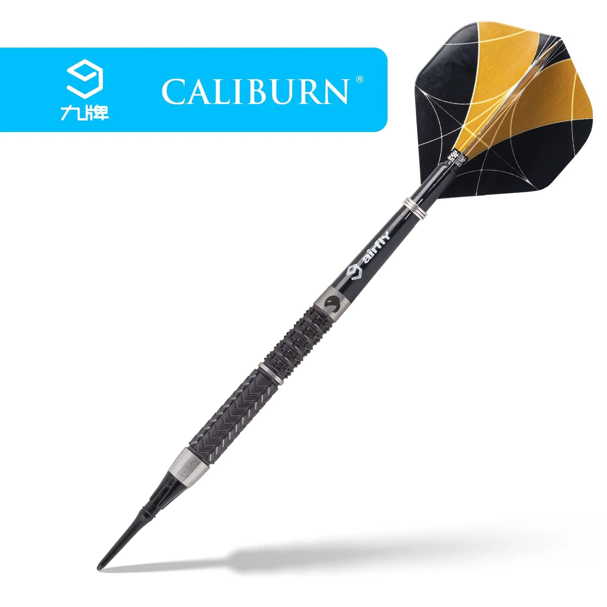Caliburn Player Darts - Soft Tip - 95% - Black Titanium - ET II - Image 6