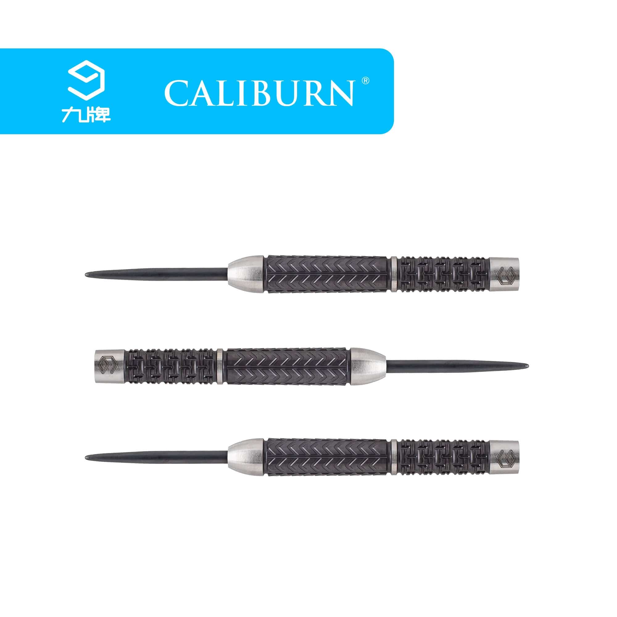 Caliburn Player Darts - Steel Tip - 95% - Black Titanium - ET II - Image 7