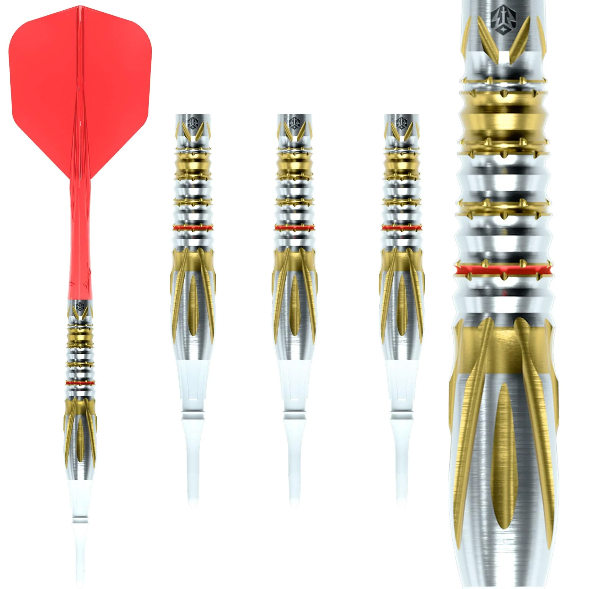 Caliburn Players Darts - Soft Tip - 90% Tungsten - Hwarang - Image 2