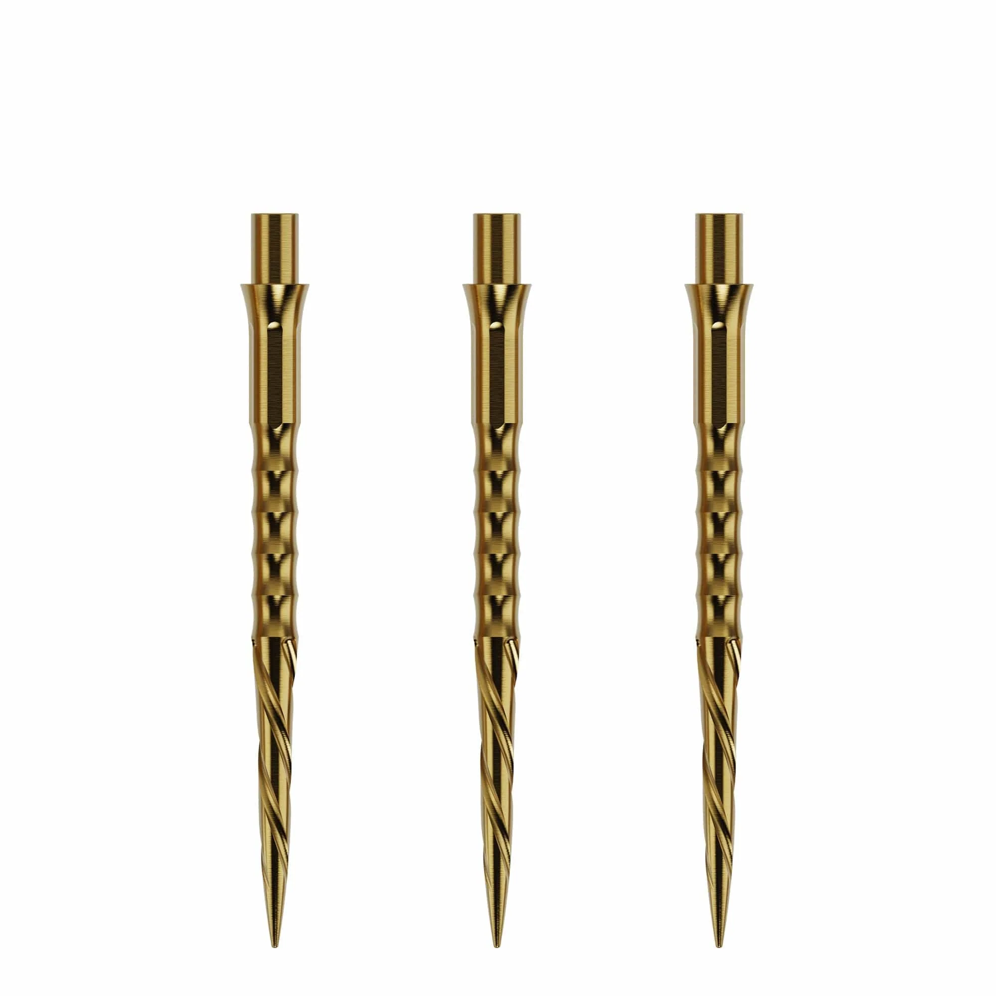 Caliburn Replaceable Dart Points - Spiro - No Lip - Gold - Image 3