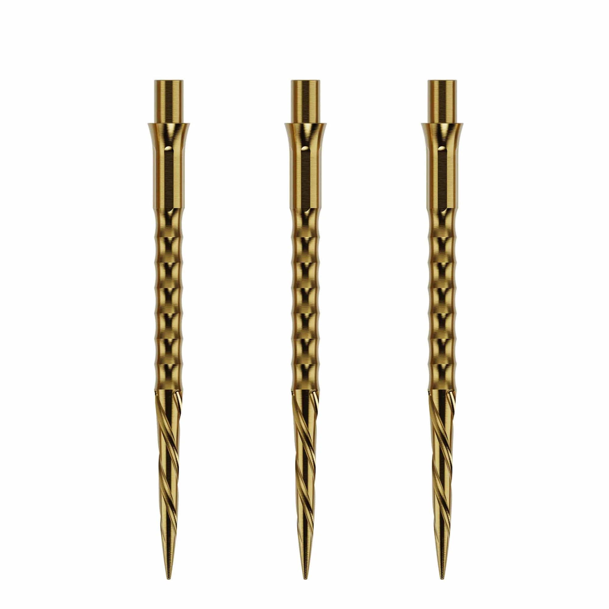 Caliburn Replaceable Dart Points - Spiro - No Lip - Gold - Image 4