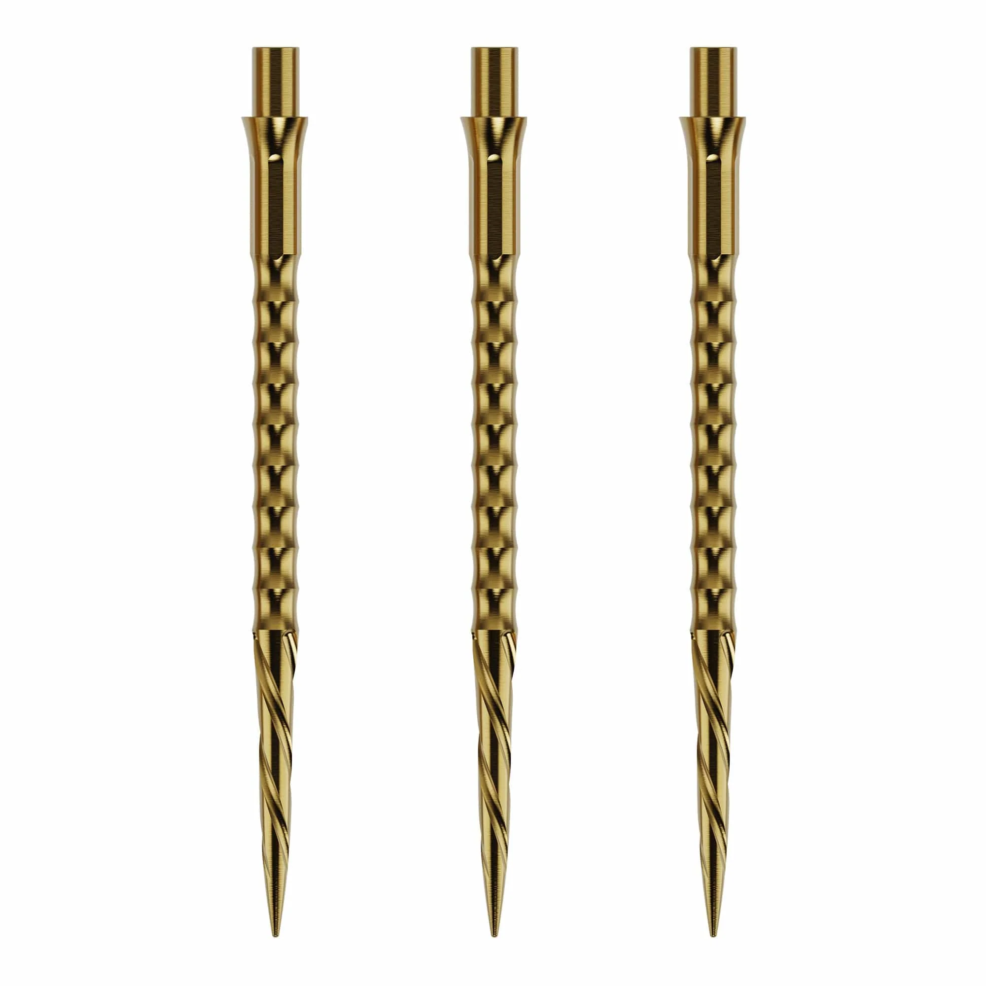 Caliburn Replaceable Dart Points - Spiro - No Lip - Gold - Image 5