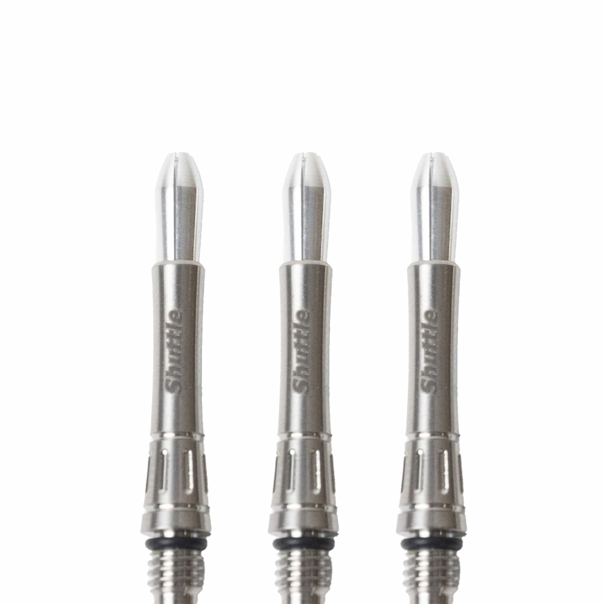 Caliburn Shuttle Titanium Dart Shafts - Metal Dart Stems - Silver - Image 2